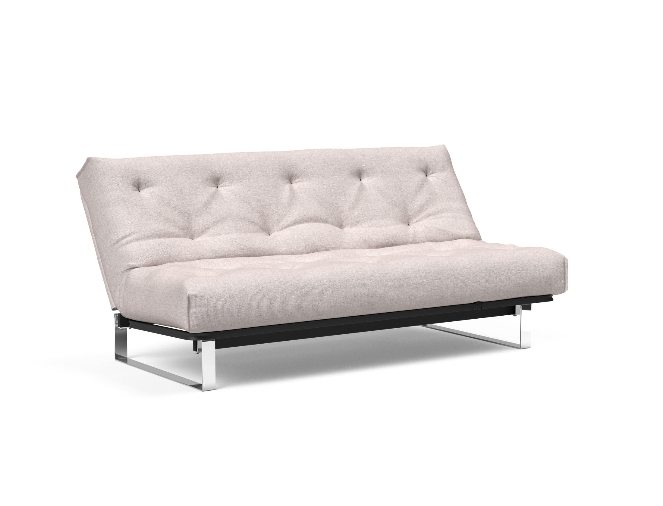 Erleben Sie das Minimum Bettsofa 140 Nordic Soft Spring von Innovation Living – eine perfekte Kombination aus modernem Stil und optimalem Schlafkomfort.