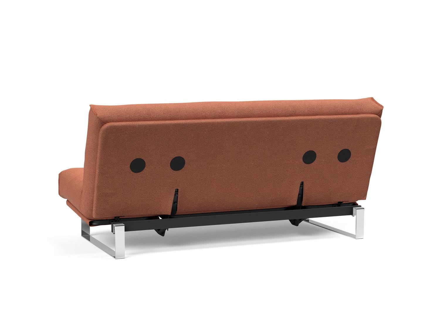 Erleben Sie das Minimum Bettsofa 140 Nordic von Innovation Living: elegantes Design, bequeme Soft Spring Matratze, ideal für kleine Räume.