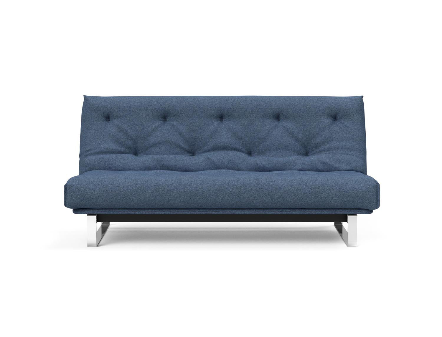 Erleben Sie das Minimum Bettsofa 140 Nordic von Innovation Living: elegantes Design, bequeme Soft Spring Matratze, ideal für kleine Räume.
