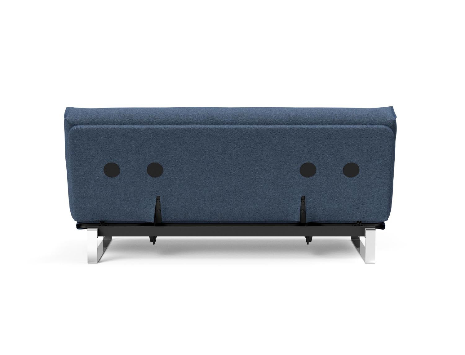 Entdecken Sie das Minimum Bettsofa 140 Nordic von Innovation Living: stilvolles Design, komfortable Soft Spring Matratze, perfekt für kompakte Wohnräume.