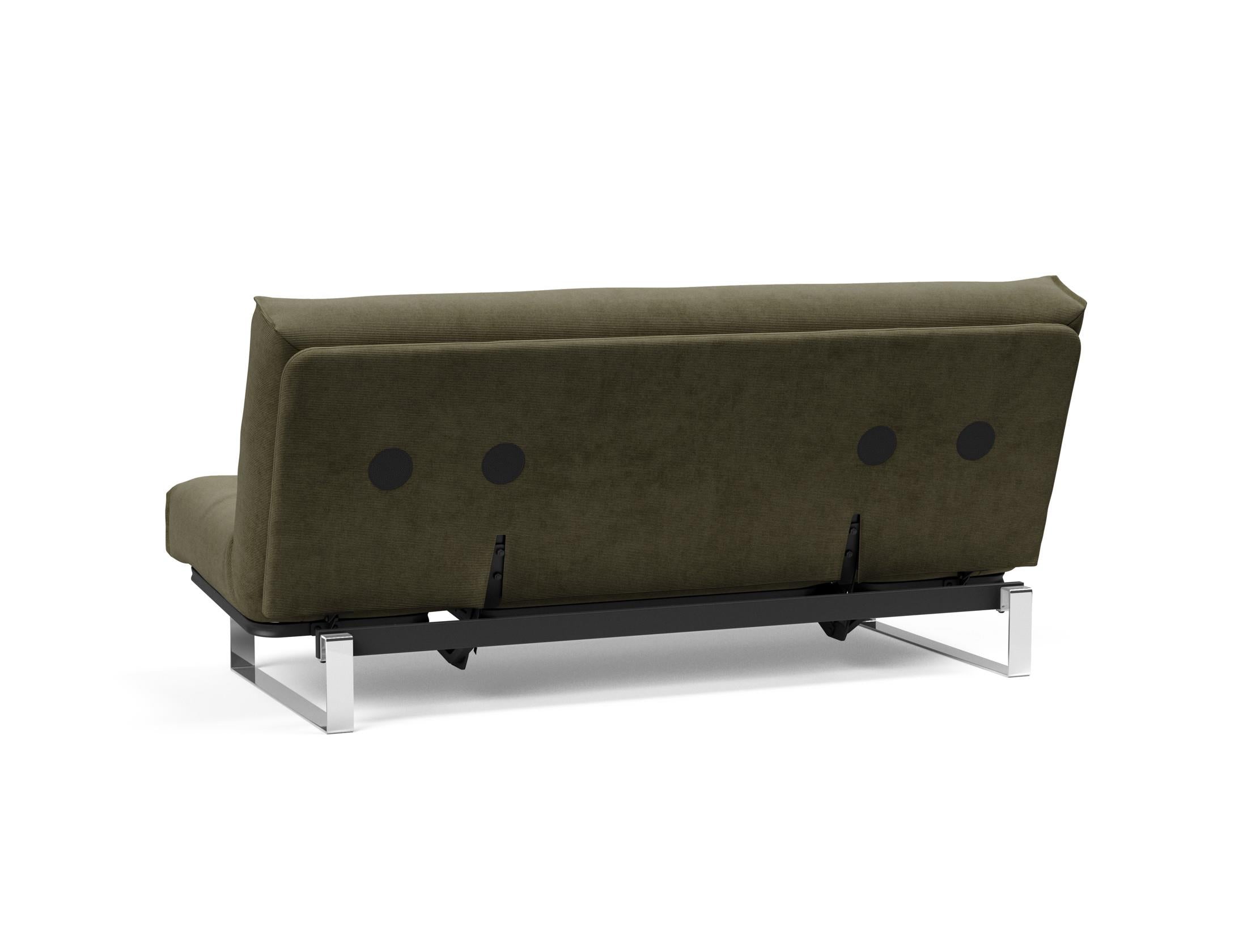 Entdecken Sie das Minimum Bettsofa 140 Nordic Soft Spring von Innovation Living – stilvolles Design trifft auf höchsten Schlafkomfort für Ihr Zuhause.