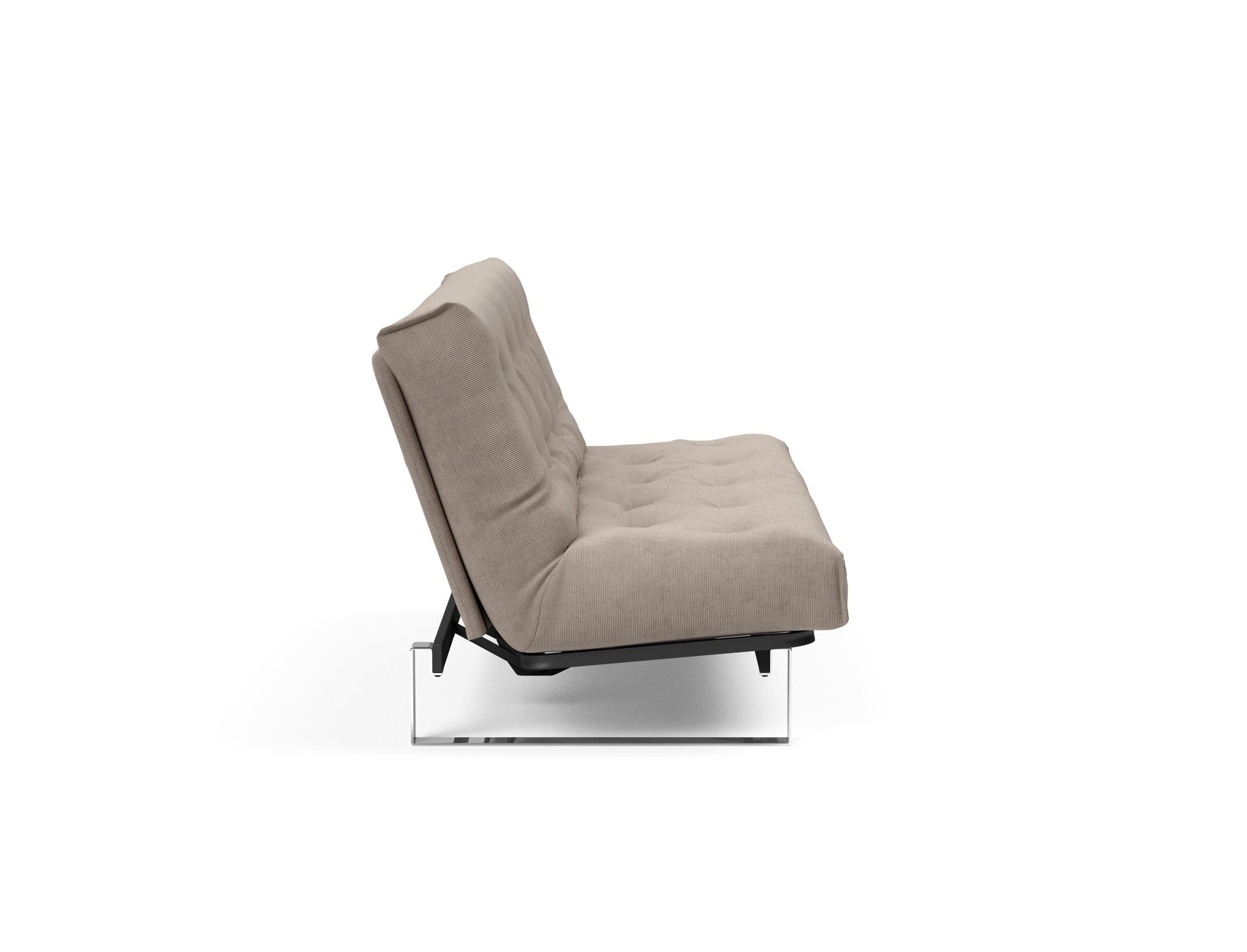 Entdecken Sie das Minimum Bettsofa 140 Nordic Soft Spring von Innovation Living – stilvolles Design trifft auf höchsten Schlafkomfort für Ihr Zuhause.