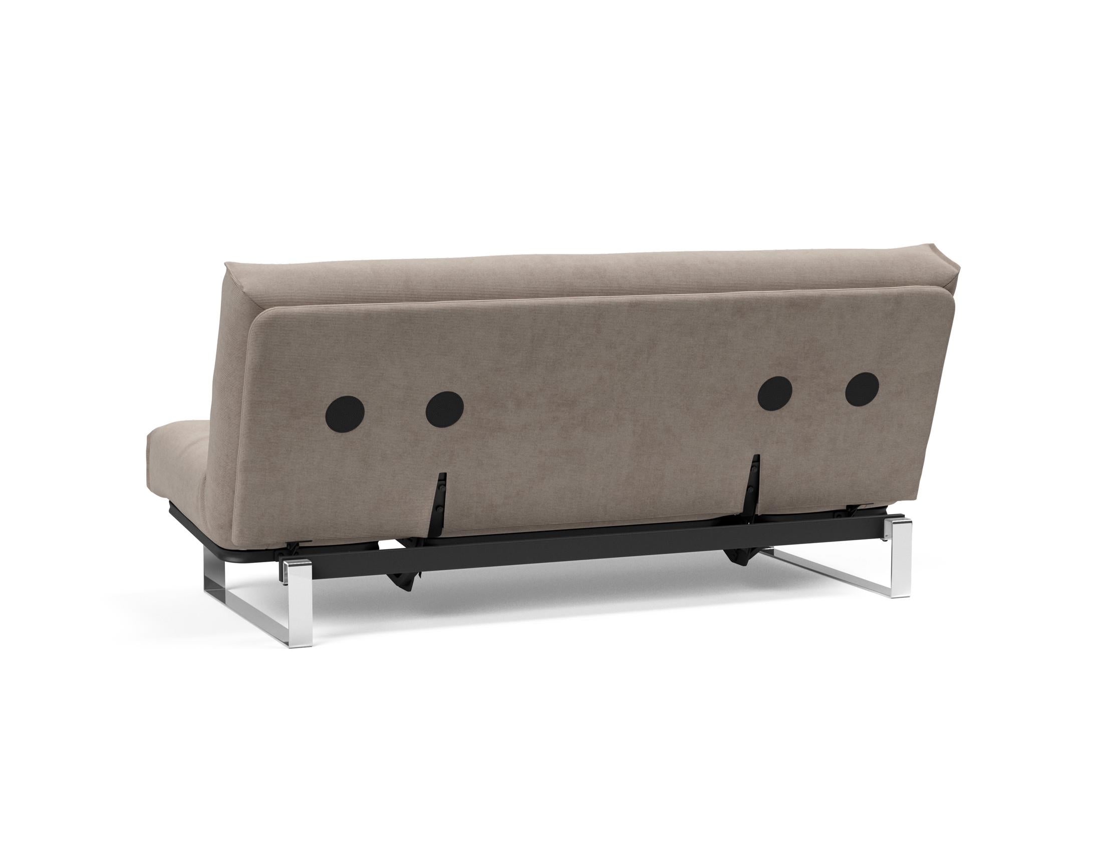 Entdecken Sie das Minimum Bettsofa 140 Nordic Soft Spring von Innovation Living – stilvolles Design trifft auf höchsten Schlafkomfort für Ihr Zuhause.