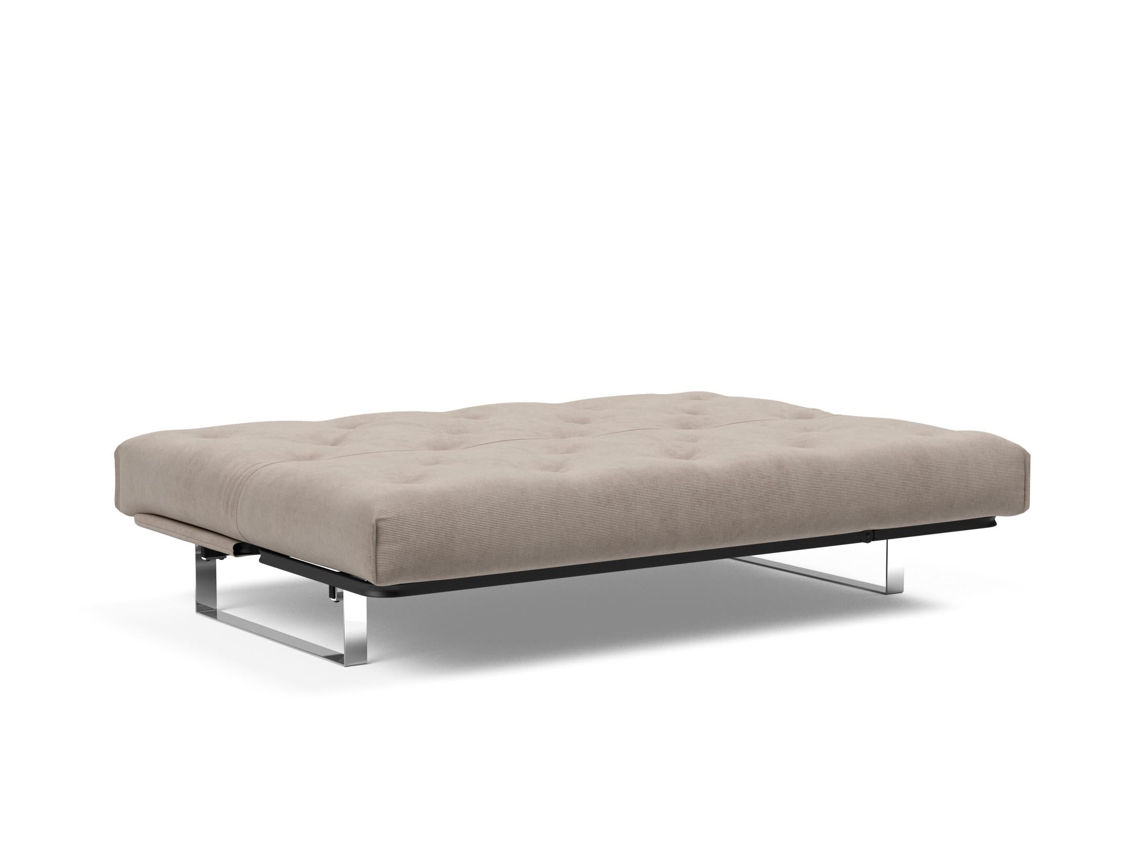Erleben Sie das Minimum Bettsofa 140 Nordic Soft Spring von Innovation Living – eine perfekte Kombination aus modernem Stil und optimalem Schlafkomfort.