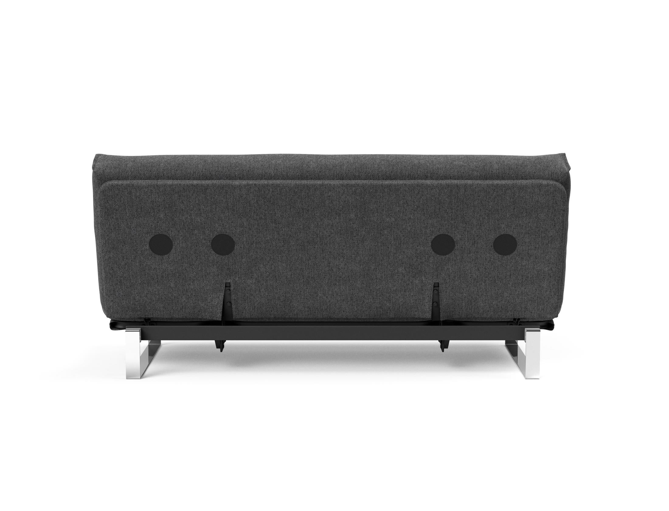 Entdecken Sie das Minimum Bettsofa 140 Nordic von Innovation Living: stilvolles Design, komfortable Soft Spring Matratze, perfekt für kompakte Wohnräume.