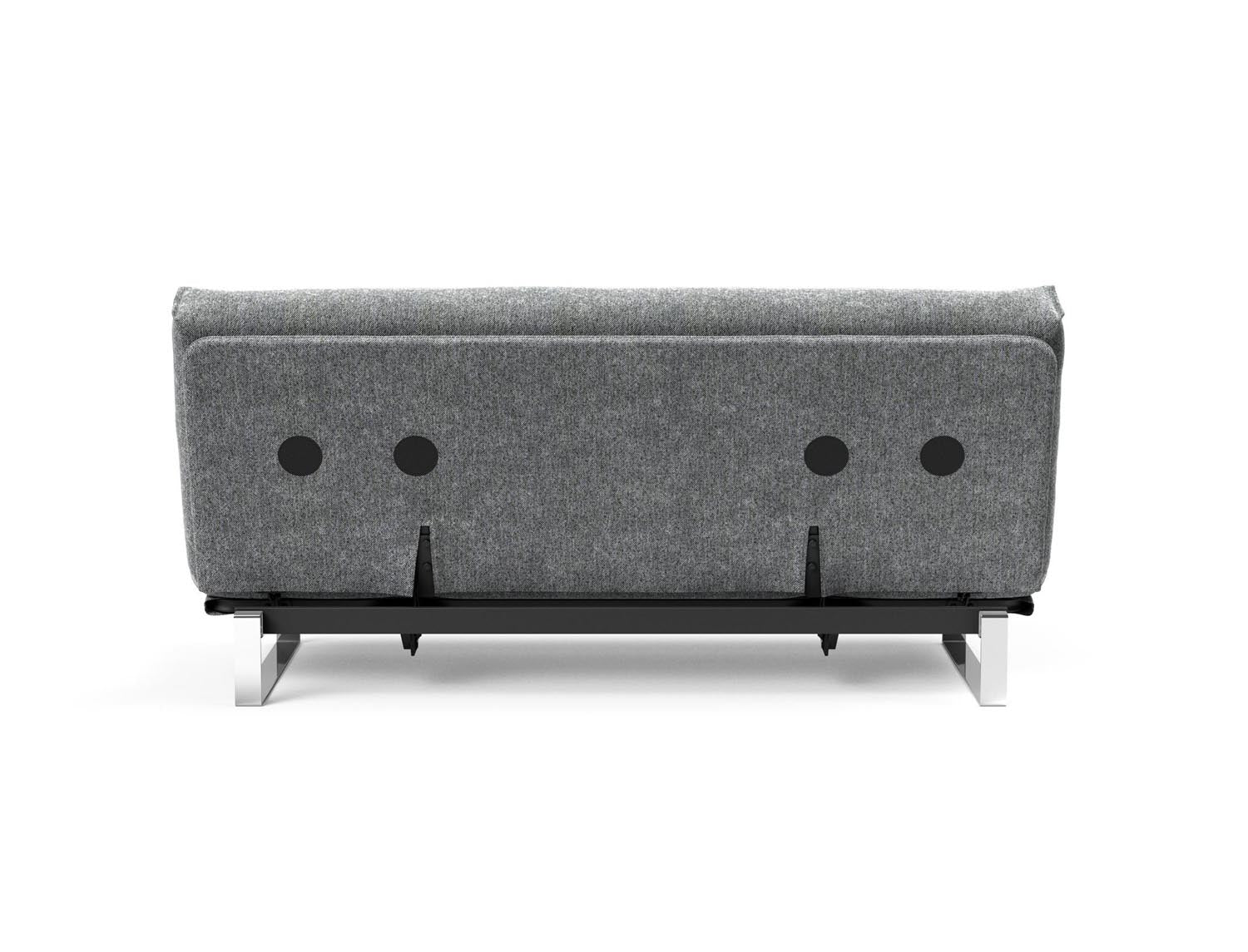 Erleben Sie das Minimum Bettsofa 140 Nordic von Innovation Living: elegantes Design, bequeme Soft Spring Matratze, ideal für kleine Räume.