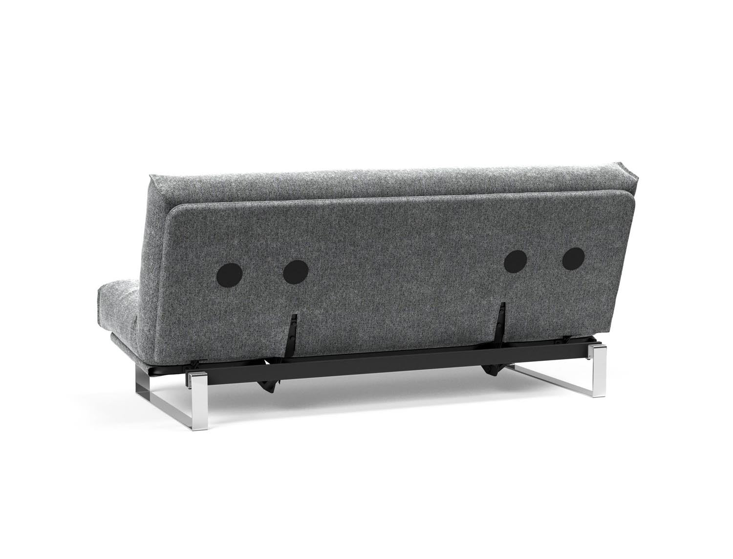 Entdecken Sie das Minimum Bettsofa 140 Nordic von Innovation Living: stilvolles Design, komfortable Soft Spring Matratze, perfekt für kompakte Wohnräume.
