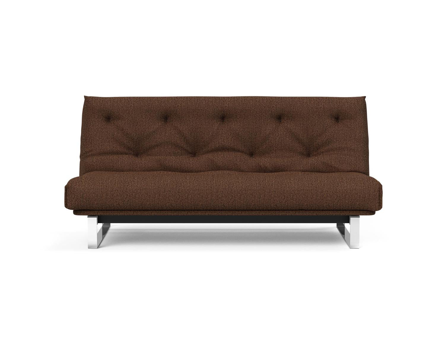 Erleben Sie das Minimum Bettsofa 140 Nordic von Innovation Living: elegantes Design, bequeme Soft Spring Matratze, ideal für kleine Räume.