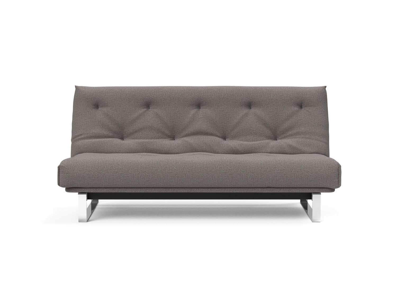 Erleben Sie das Minimum Bettsofa 140 Nordic von Innovation Living: elegantes Design, bequeme Soft Spring Matratze, ideal für kleine Räume.