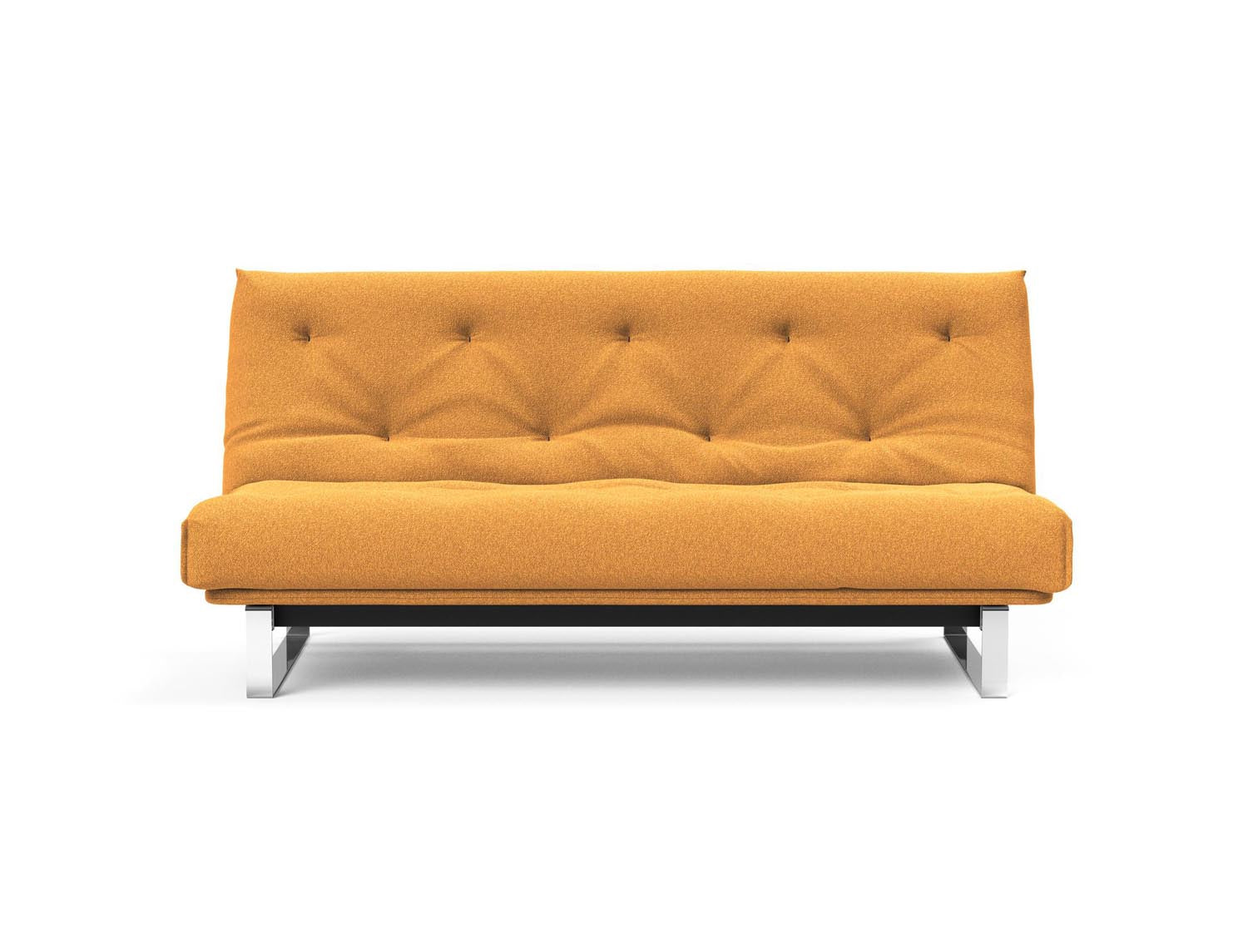 Erleben Sie das Minimum Bettsofa 140 Nordic von Innovation Living: elegantes Design, bequeme Soft Spring Matratze, ideal für kleine Räume.