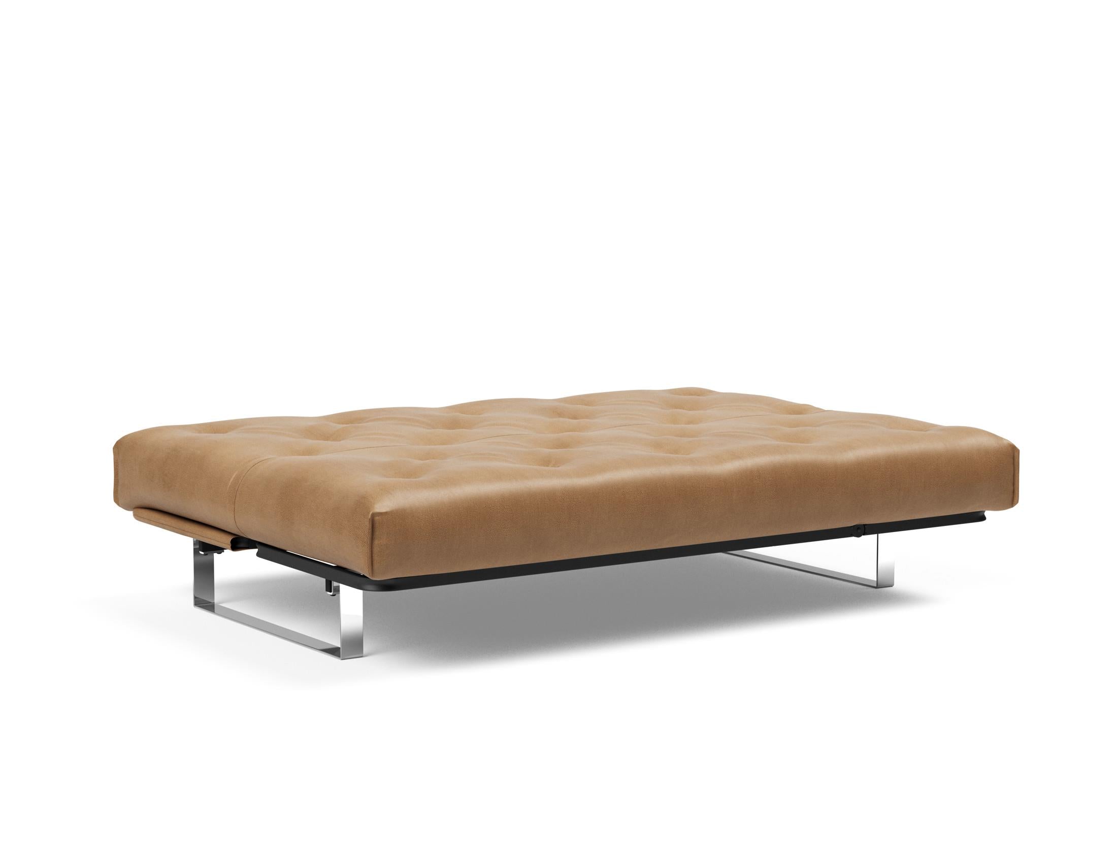 Erleben Sie das Minimum Bettsofa 140 Nordic Soft Spring von Innovation Living – eine perfekte Kombination aus modernem Stil und optimalem Schlafkomfort.