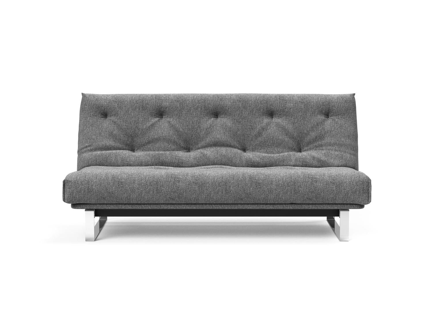 Erleben Sie das Minimum Bettsofa 140 Nordic von Innovation Living: elegantes Design, bequeme Soft Spring Matratze, ideal für kleine Räume.