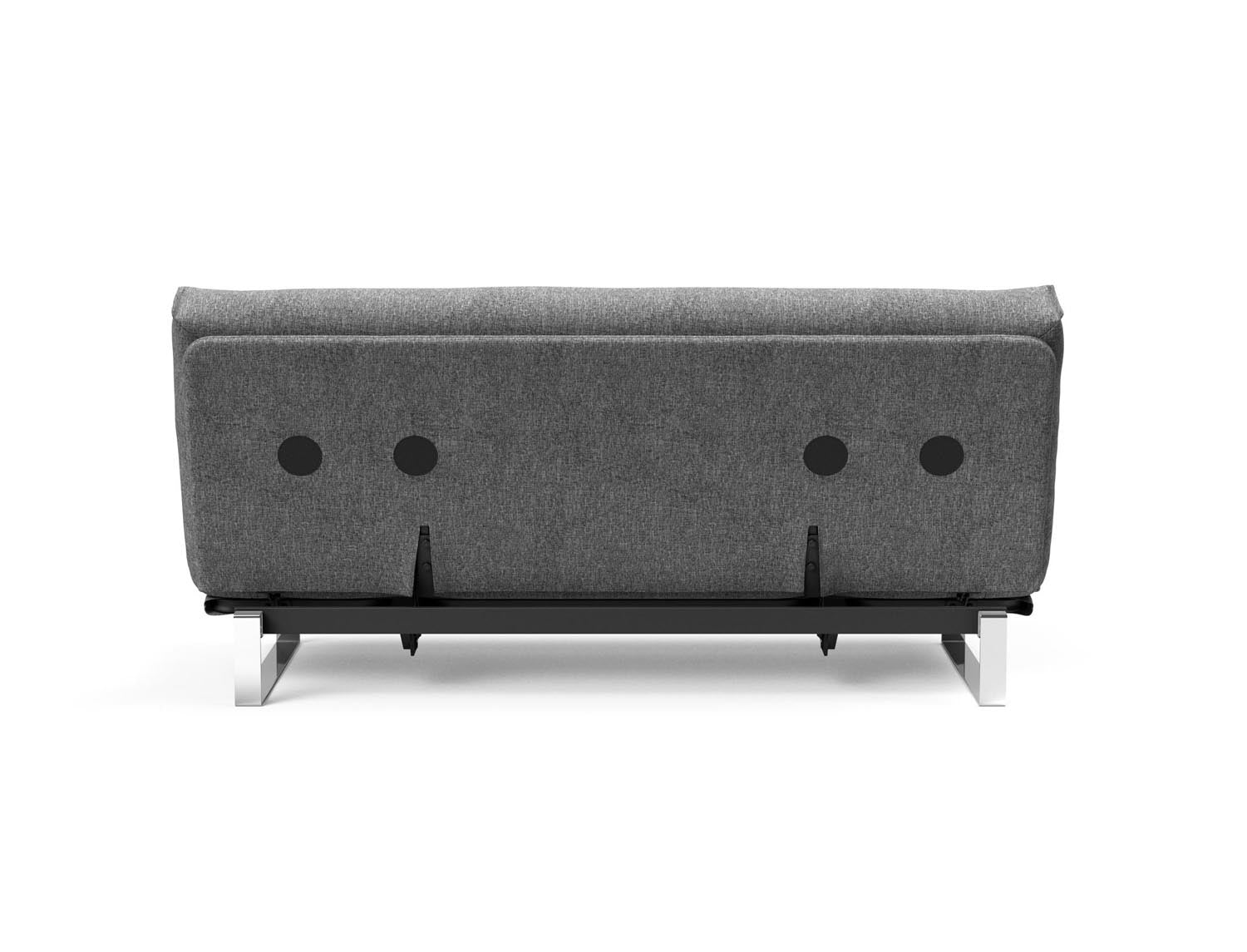 Erleben Sie das Minimum Bettsofa 140 Nordic von Innovation Living: elegantes Design, bequeme Soft Spring Matratze, ideal für kleine Räume.