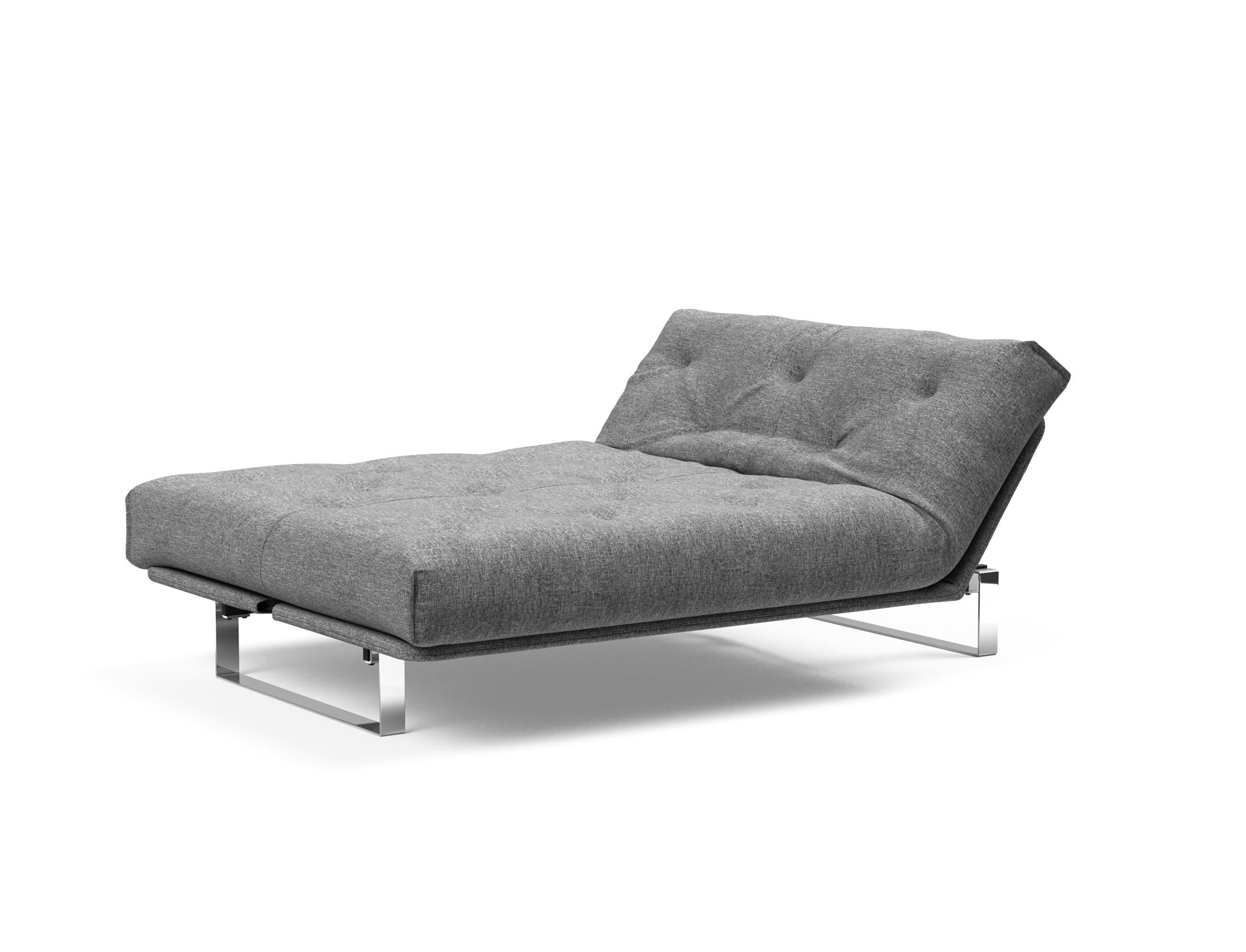 Entdecken Sie das Minimum Bettsofa 140 Nordic von Innovation Living: stilvolles Design, komfortable Soft Spring Matratze, perfekt für kompakte Wohnräume.