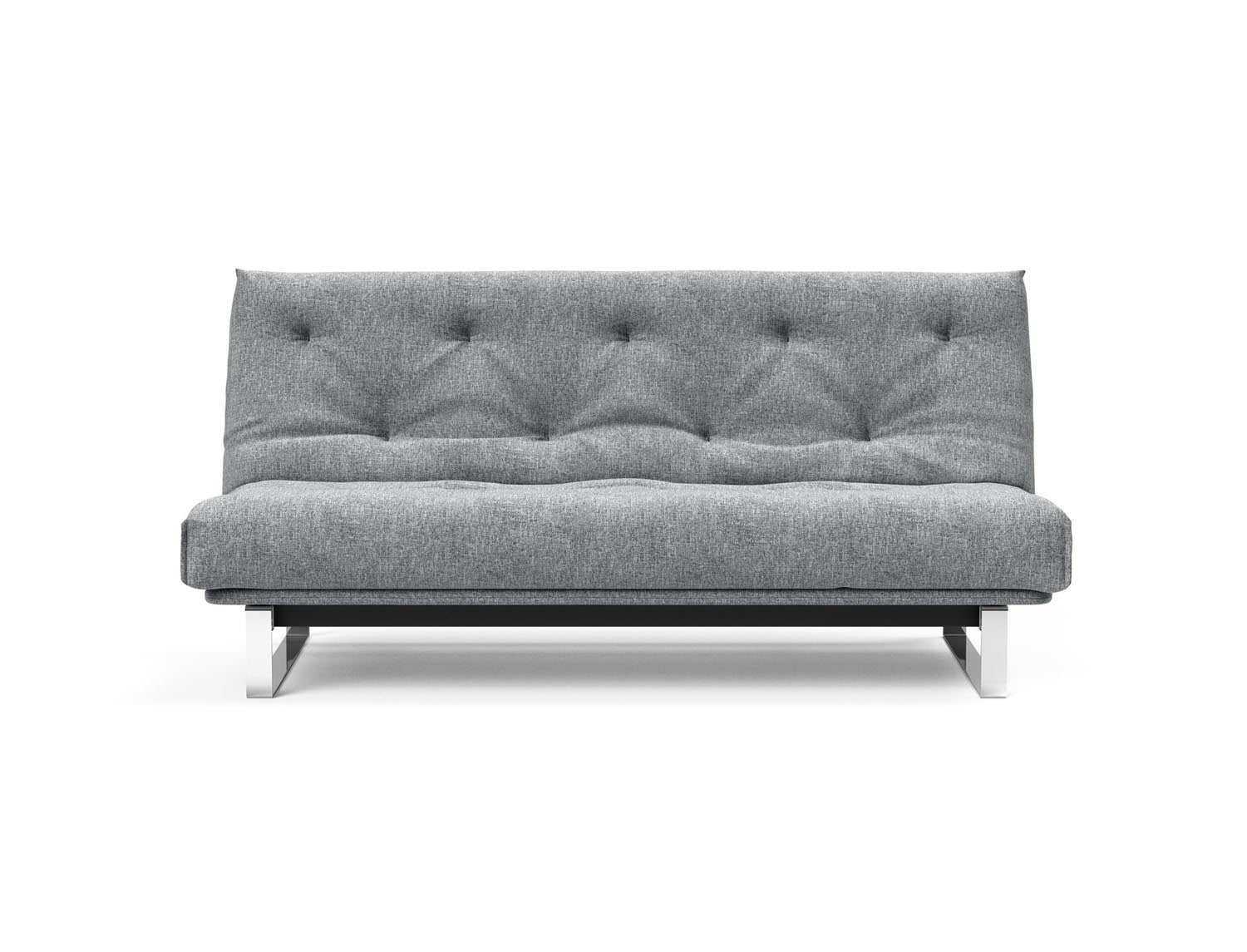 Erleben Sie das Minimum Bettsofa 140 Nordic von Innovation Living: elegantes Design, bequeme Soft Spring Matratze, ideal für kleine Räume.