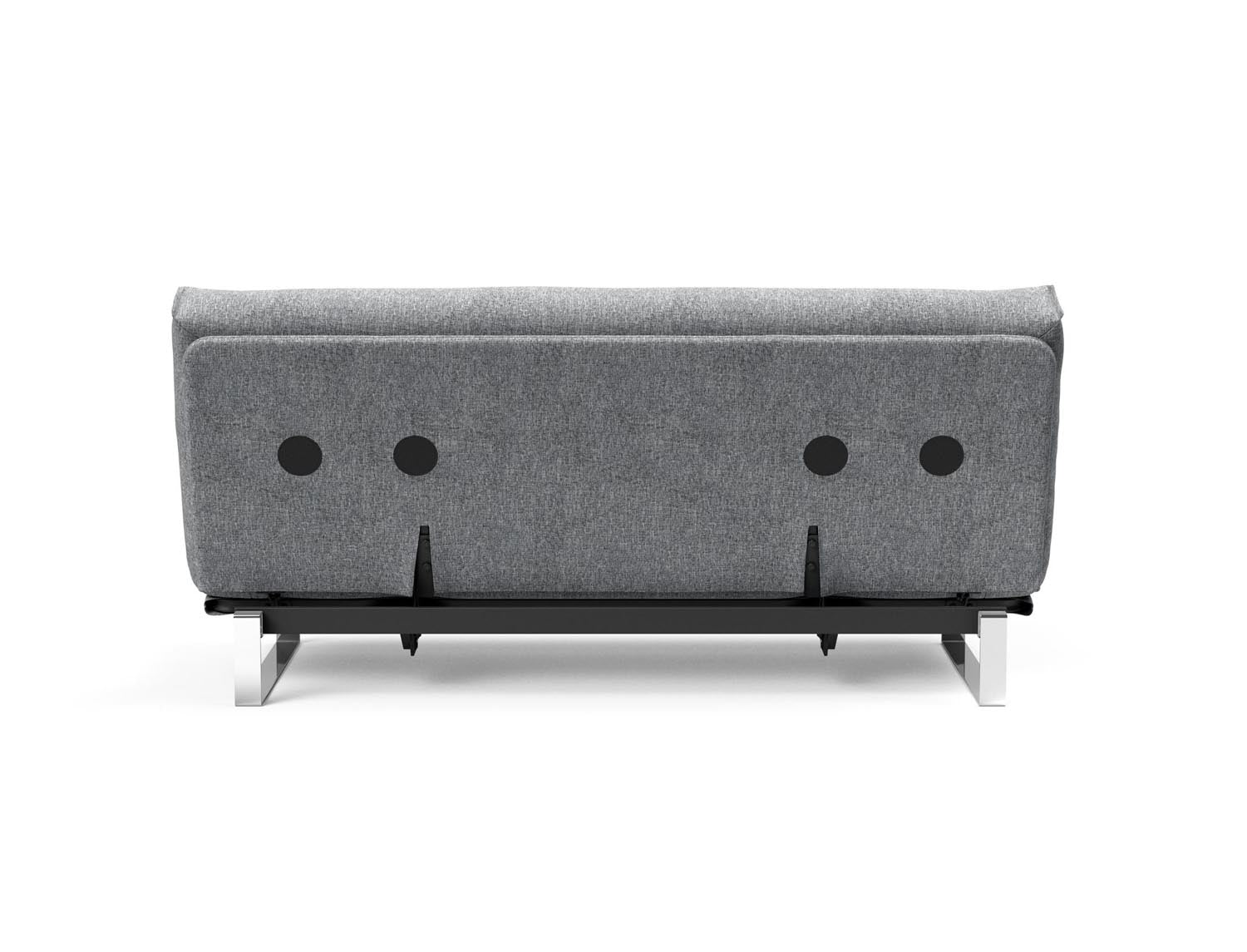 Entdecken Sie das Minimum Bettsofa 140 Nordic von Innovation Living: stilvolles Design, komfortable Soft Spring Matratze, perfekt für kompakte Wohnräume.