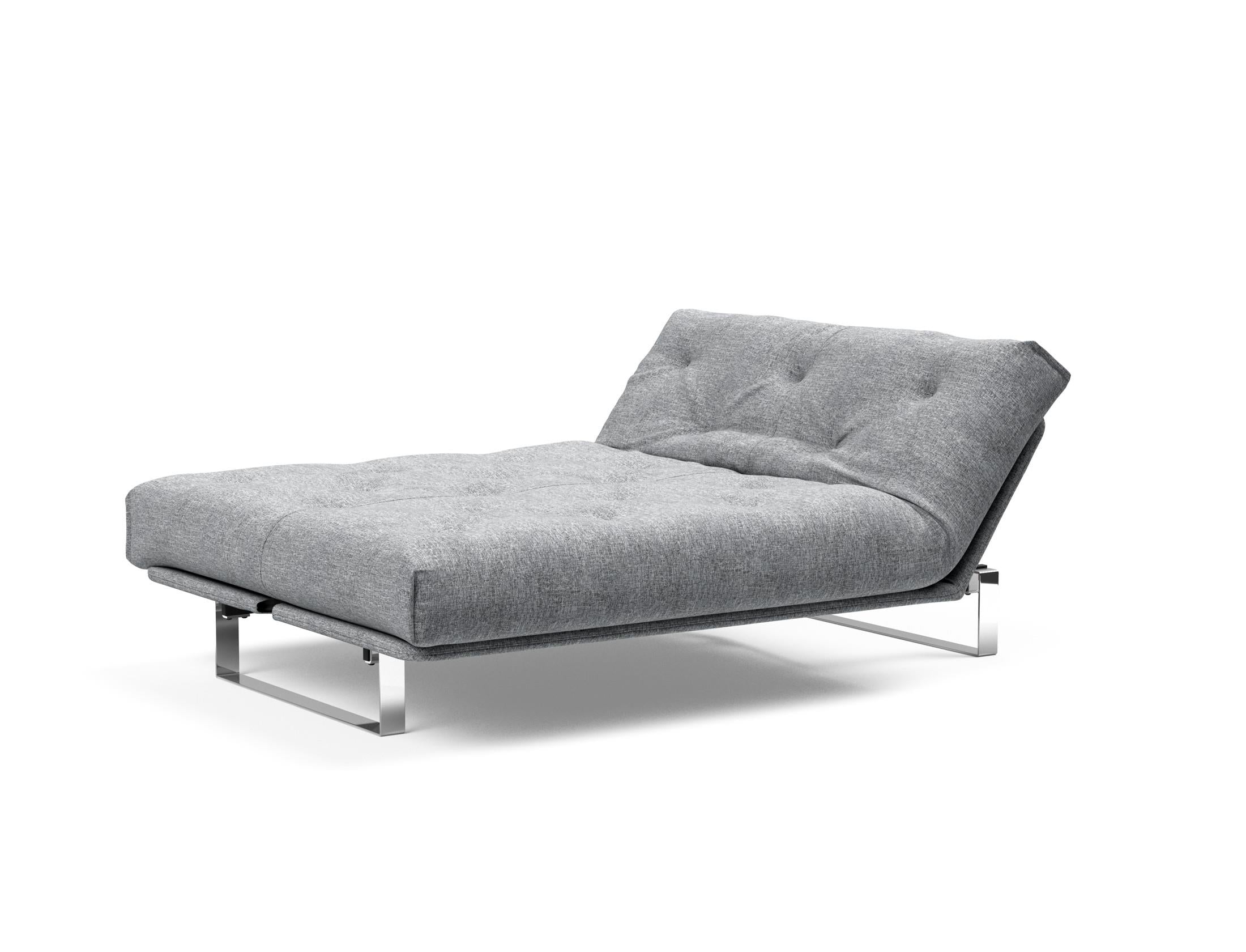 Erleben Sie das Minimum Bettsofa 140 Nordic von Innovation Living: elegantes Design, bequeme Soft Spring Matratze, ideal für kleine Räume.