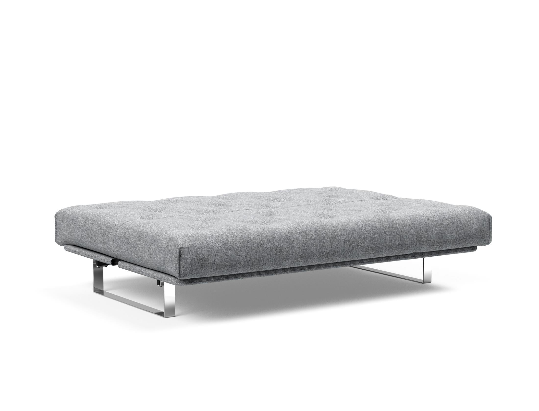 Entdecken Sie das Minimum Bettsofa 140 Nordic von Innovation Living: stilvolles Design, komfortable Soft Spring Matratze, perfekt für kompakte Wohnräume.
