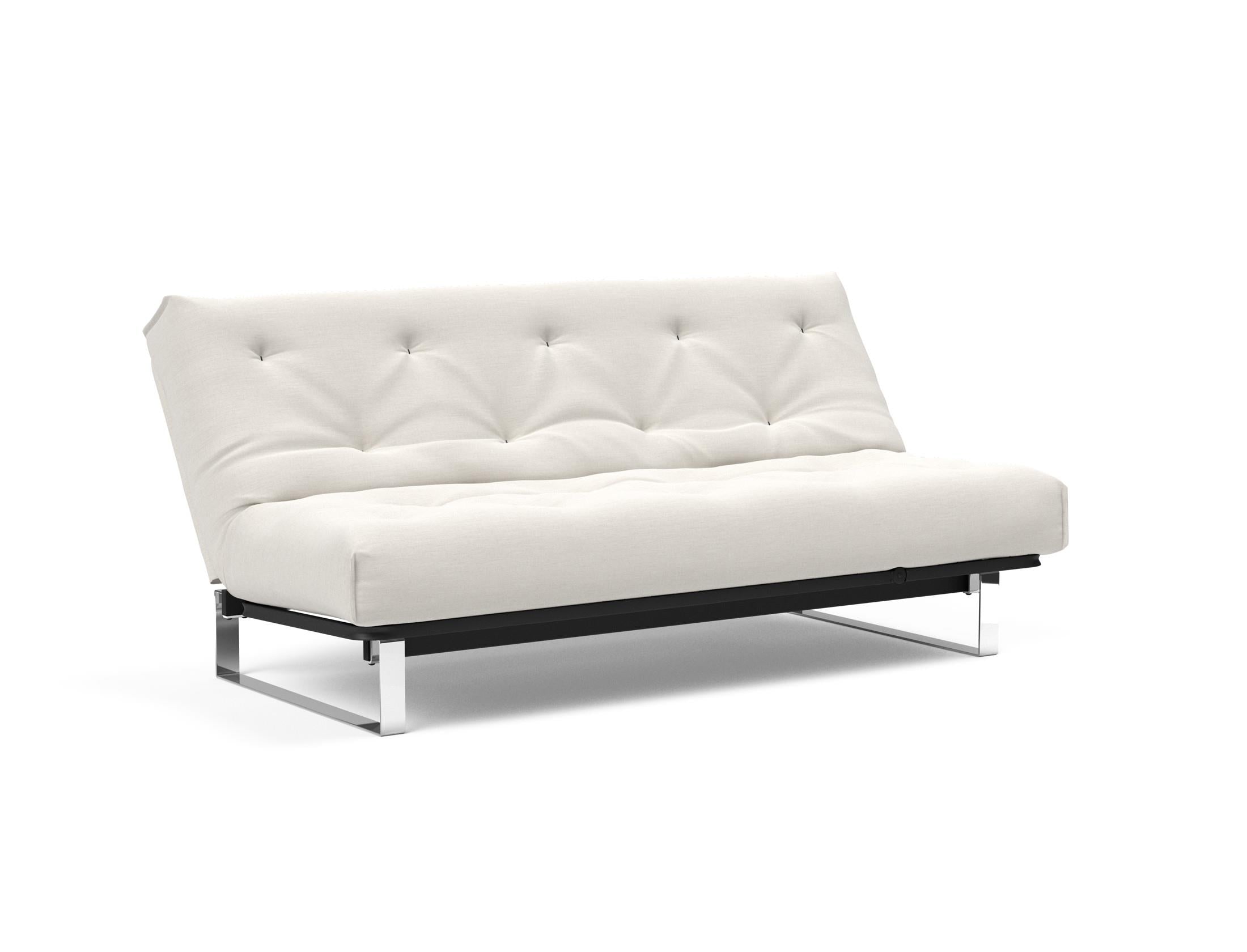 Erleben Sie das Minimum Bettsofa 140 Nordic Soft Spring von Innovation Living – eine perfekte Kombination aus modernem Stil und optimalem Schlafkomfort.