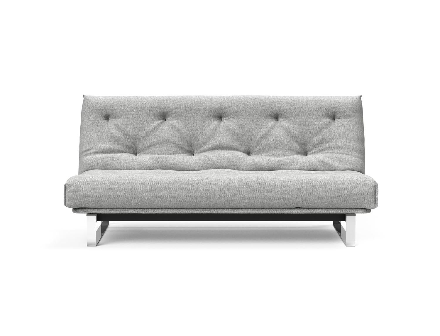 Entdecken Sie das Minimum Bettsofa 140 Nordic von Innovation Living: stilvolles Design, komfortable Soft Spring Matratze, perfekt für kompakte Wohnräume.