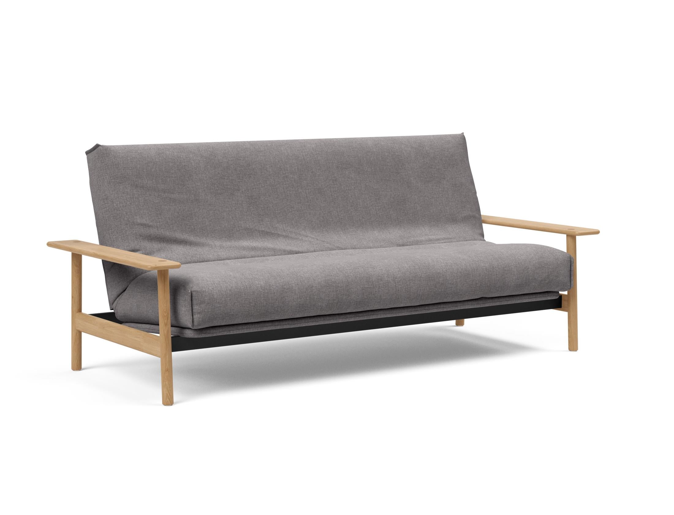 Entdecken Sie das Balder Bettsofa 140 Nordic Cover: stilvolles Design, hochwertige Soft Spring Matratze, ideal für vielseitige Wohnräume.