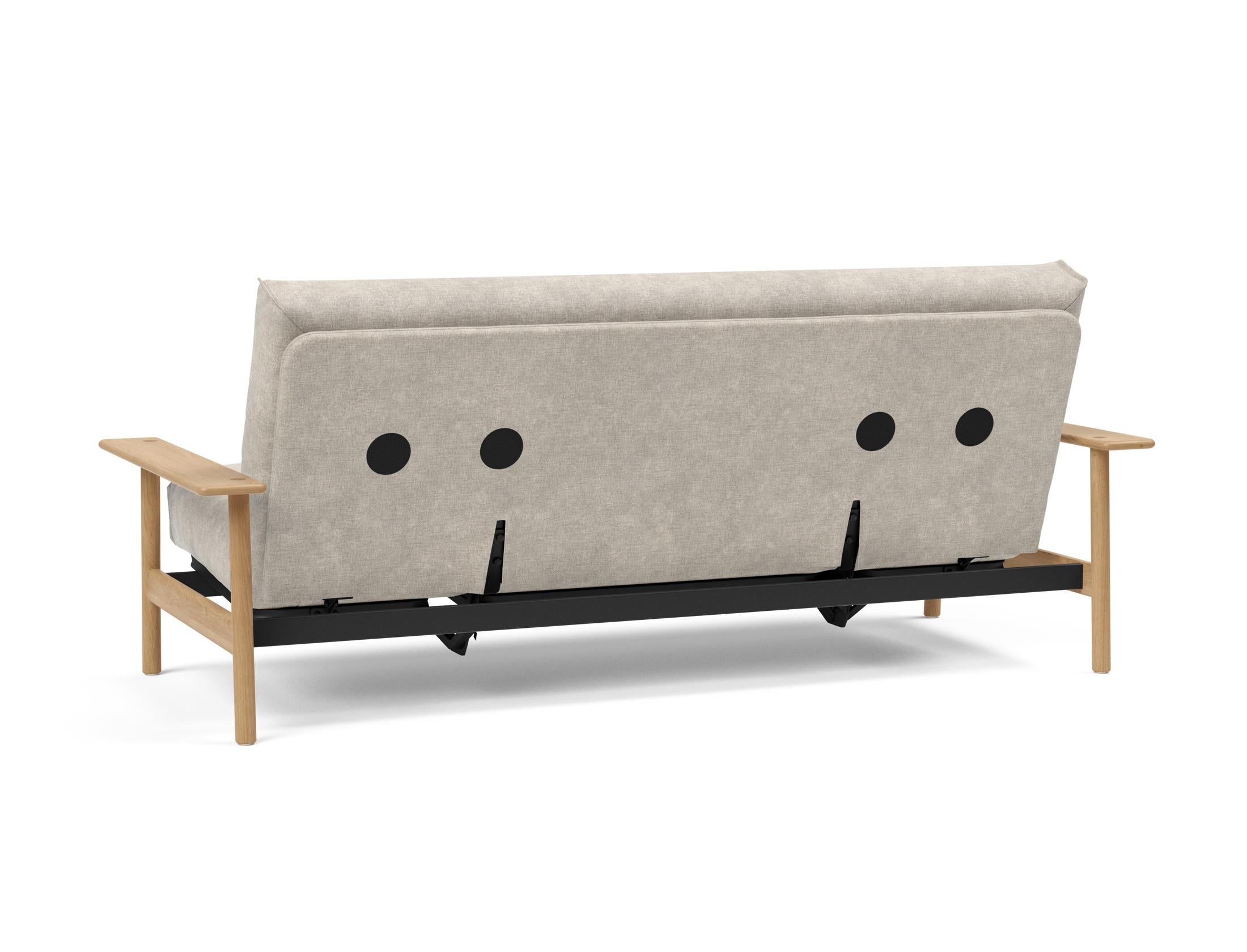 Entdecken Sie das Balder Bettsofa 140 Nordic Cover Soft Spring von Innovation Living – stilvolles Design trifft auf höchsten Schlafkomfort für Ihr Zuhause.