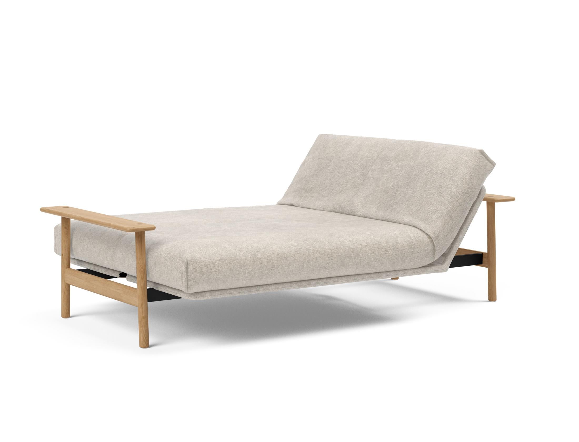 Entdecken Sie das Balder Bettsofa 140 Nordic Cover: stilvolles Design, hochwertige Soft Spring Matratze, ideal für vielseitige Wohnräume.