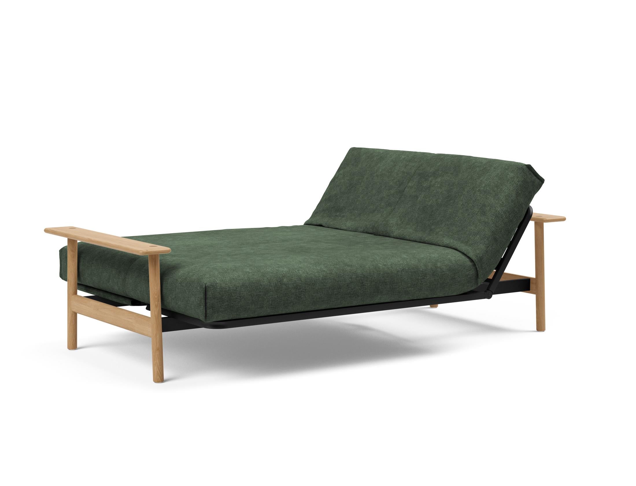 Entdecken Sie das Balder Bettsofa 140 Nordic Cover Soft Spring von Innovation Living – stilvolles Design trifft auf höchsten Schlafkomfort für Ihr Zuhause.