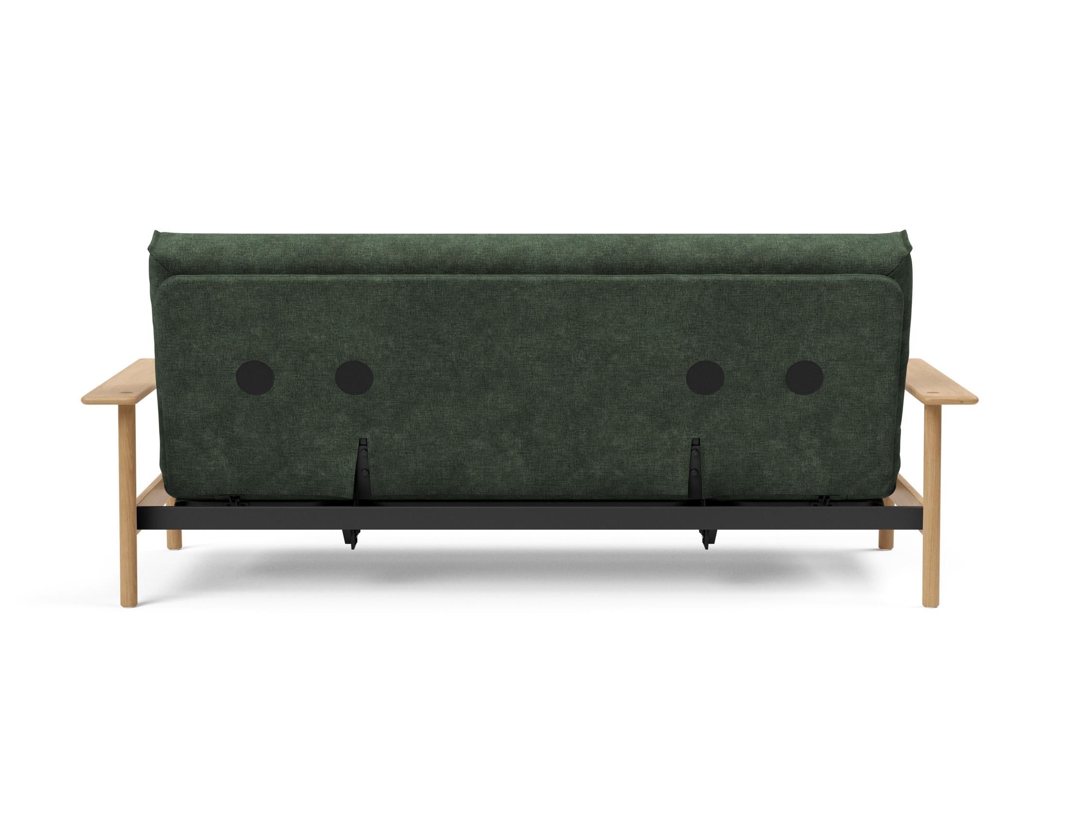 Erleben Sie das Balder Bettsofa 140 Nordic Cover: modernes Design, bequeme Soft Spring Matratze, perfekt für flexible Wohnlösungen.