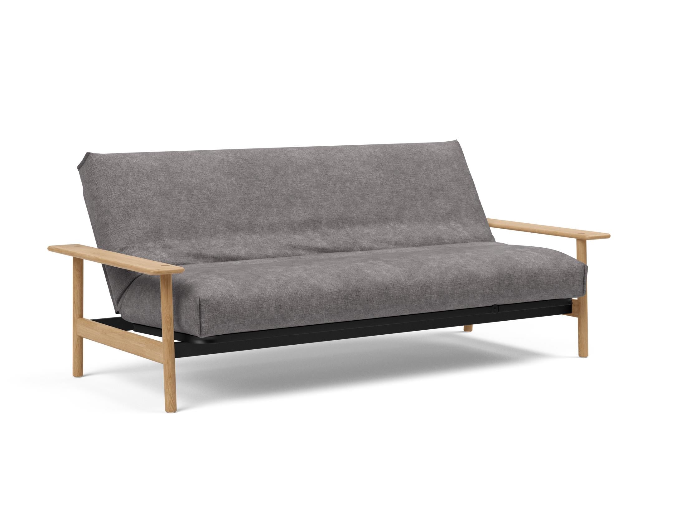 Erleben Sie das Balder Bettsofa 140 Nordic Cover Soft Spring von Innovation Living – eine perfekte Kombination aus modernem Stil und optimalem Schlafkomfort.