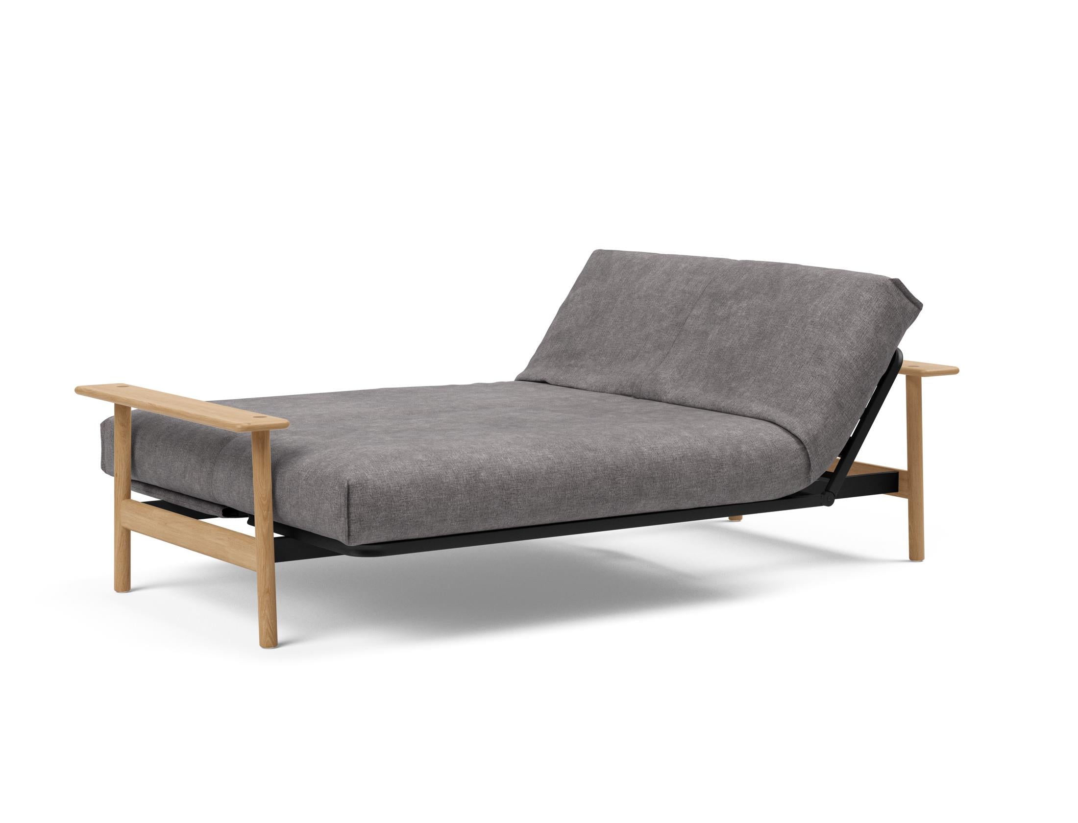Entdecken Sie das Balder Bettsofa 140 Nordic Cover Soft Spring von Innovation Living – stilvolles Design trifft auf höchsten Schlafkomfort für Ihr Zuhause.