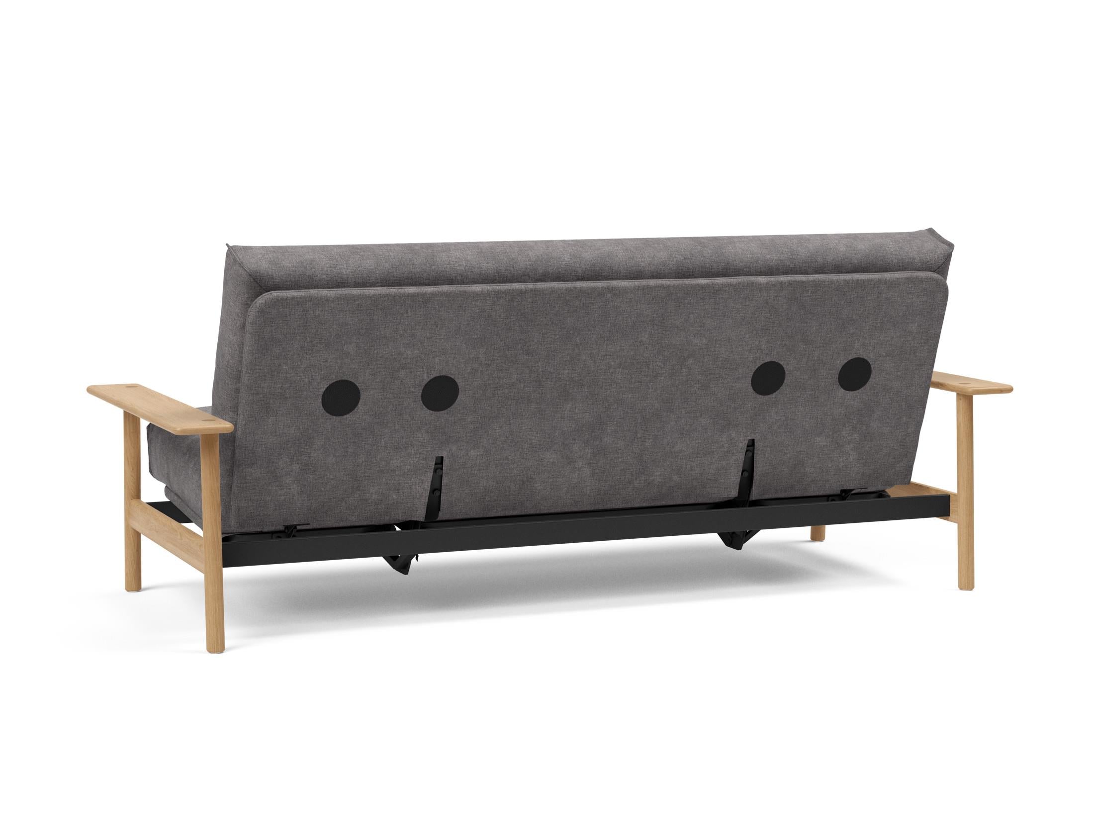 Entdecken Sie das Balder Bettsofa 140 Nordic Cover: stilvolles Design, hochwertige Soft Spring Matratze, ideal für vielseitige Wohnräume.