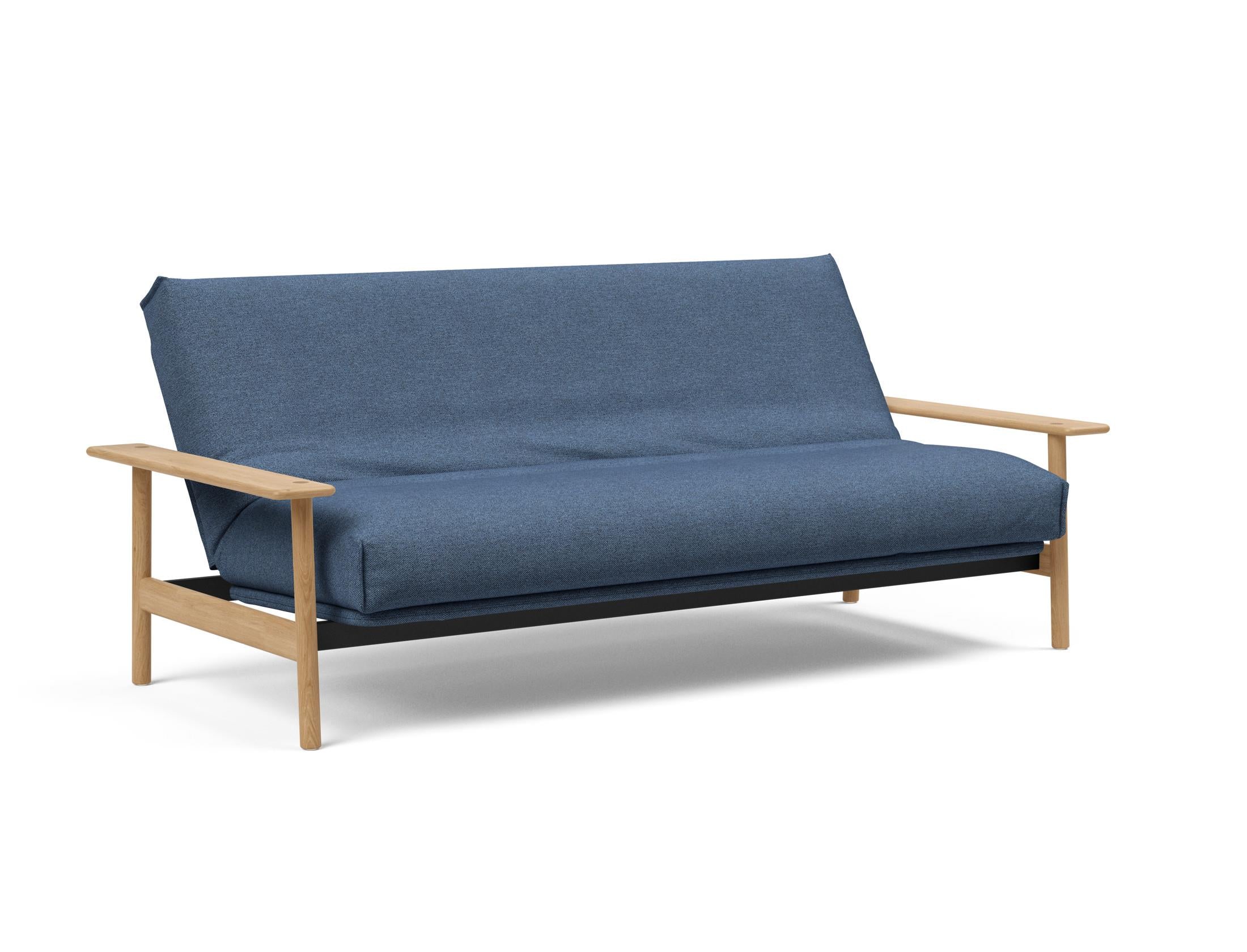 Erleben Sie das Balder Bettsofa 140 Nordic Cover Soft Spring von Innovation Living – eine perfekte Kombination aus modernem Stil und optimalem Schlafkomfort.