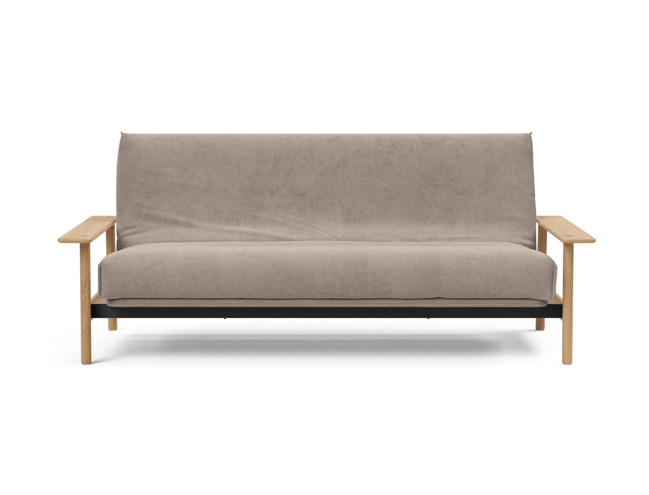 Entdecken Sie das Balder Bettsofa 140 Nordic Cover: stilvolles Design, hochwertige Soft Spring Matratze, ideal für vielseitige Wohnräume.
