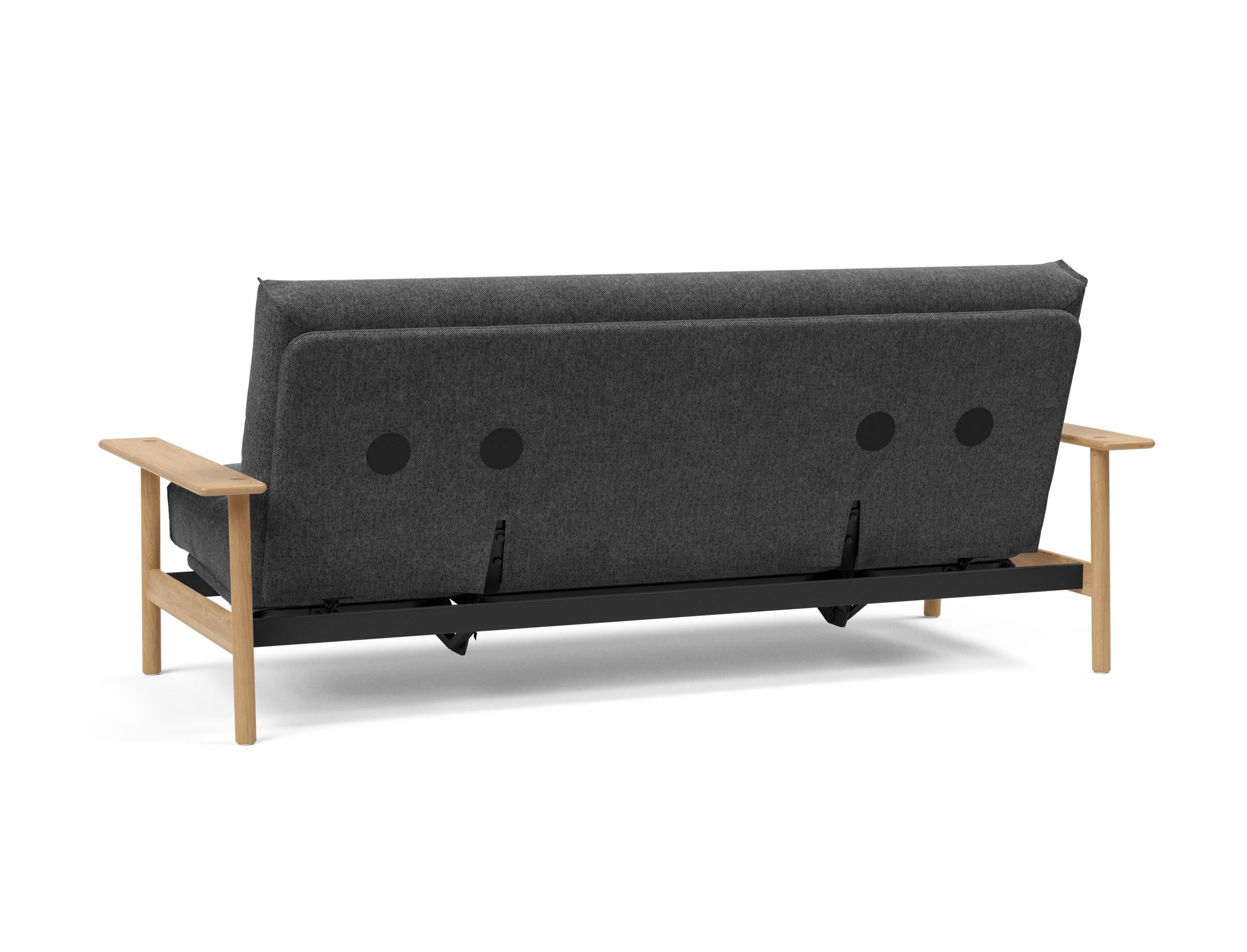 Entdecken Sie das Balder Bettsofa 140 Nordic Cover: stilvolles Design, hochwertige Soft Spring Matratze, ideal für vielseitige Wohnräume.