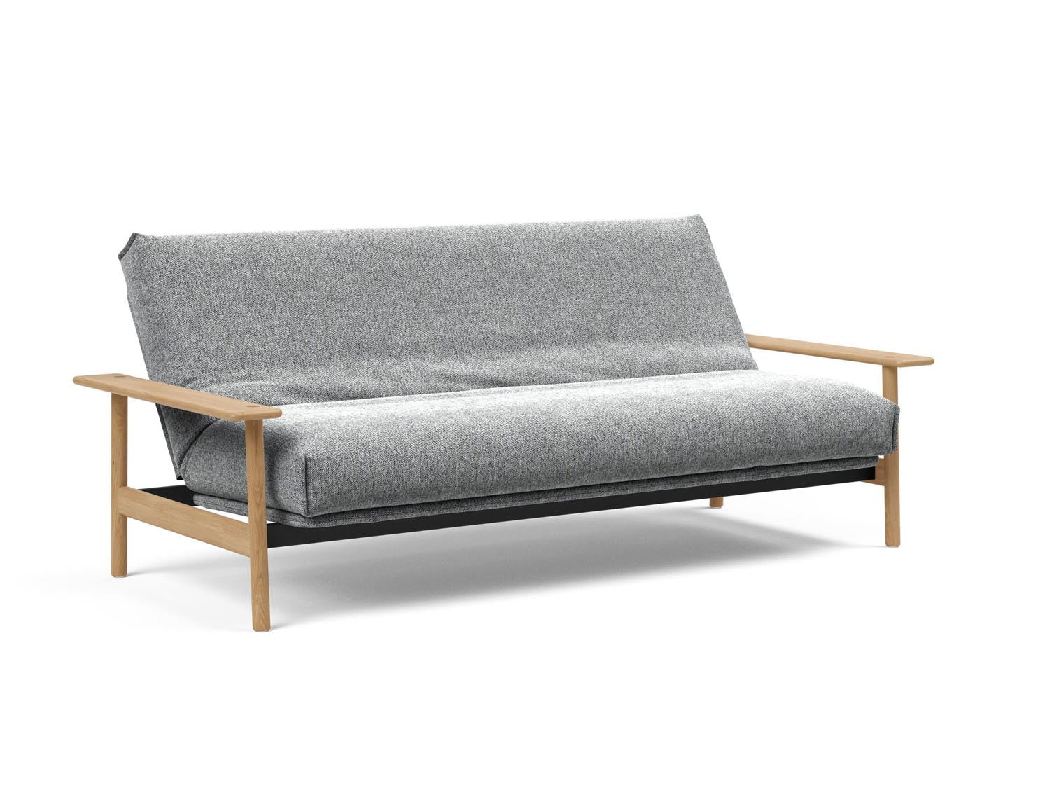 Erleben Sie das Balder Bettsofa 140 Nordic Cover: modernes Design, bequeme Soft Spring Matratze, perfekt für flexible Wohnlösungen.