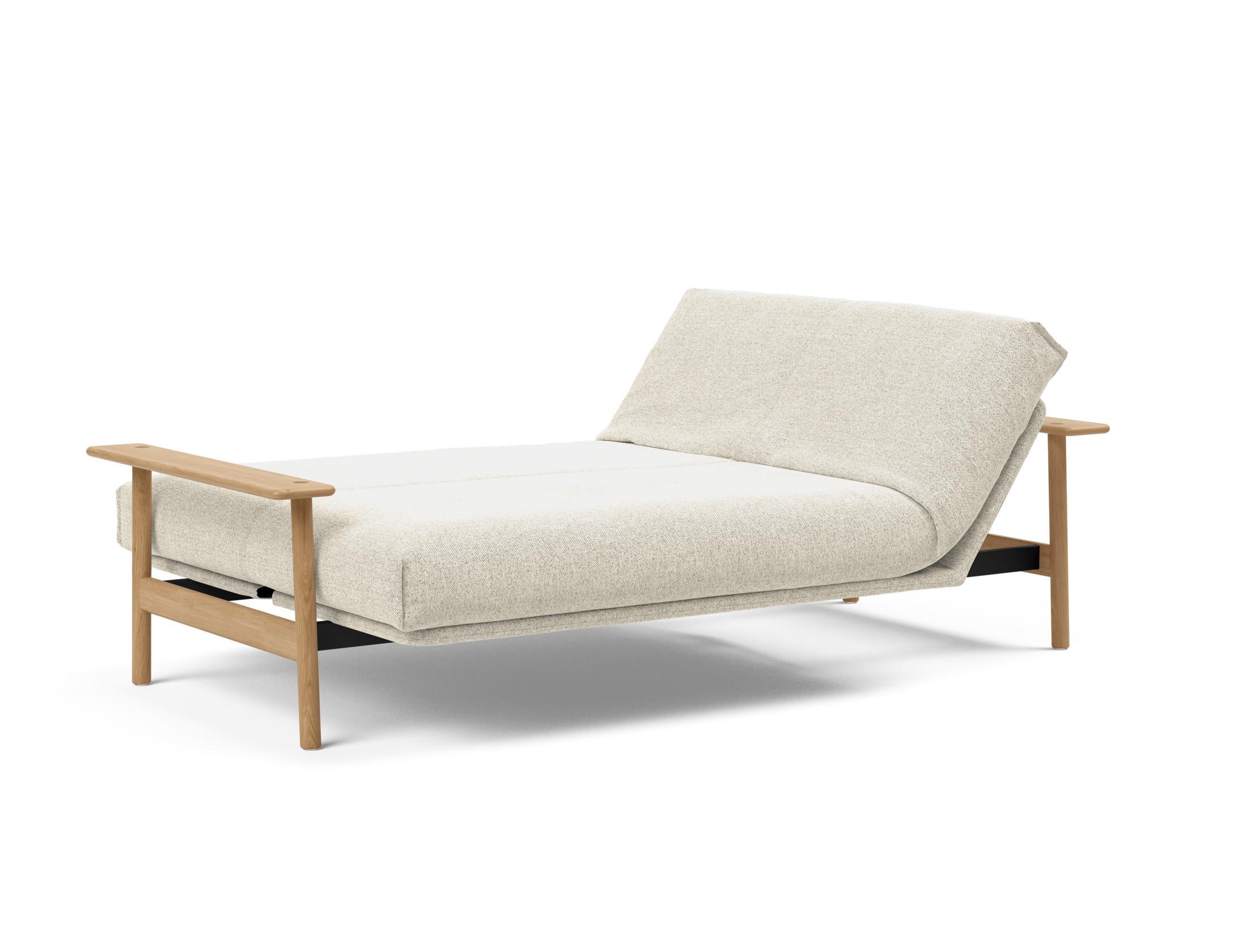 Entdecken Sie das Balder Bettsofa 140 Nordic Cover: stilvolles Design, hochwertige Soft Spring Matratze, ideal für vielseitige Wohnräume.
