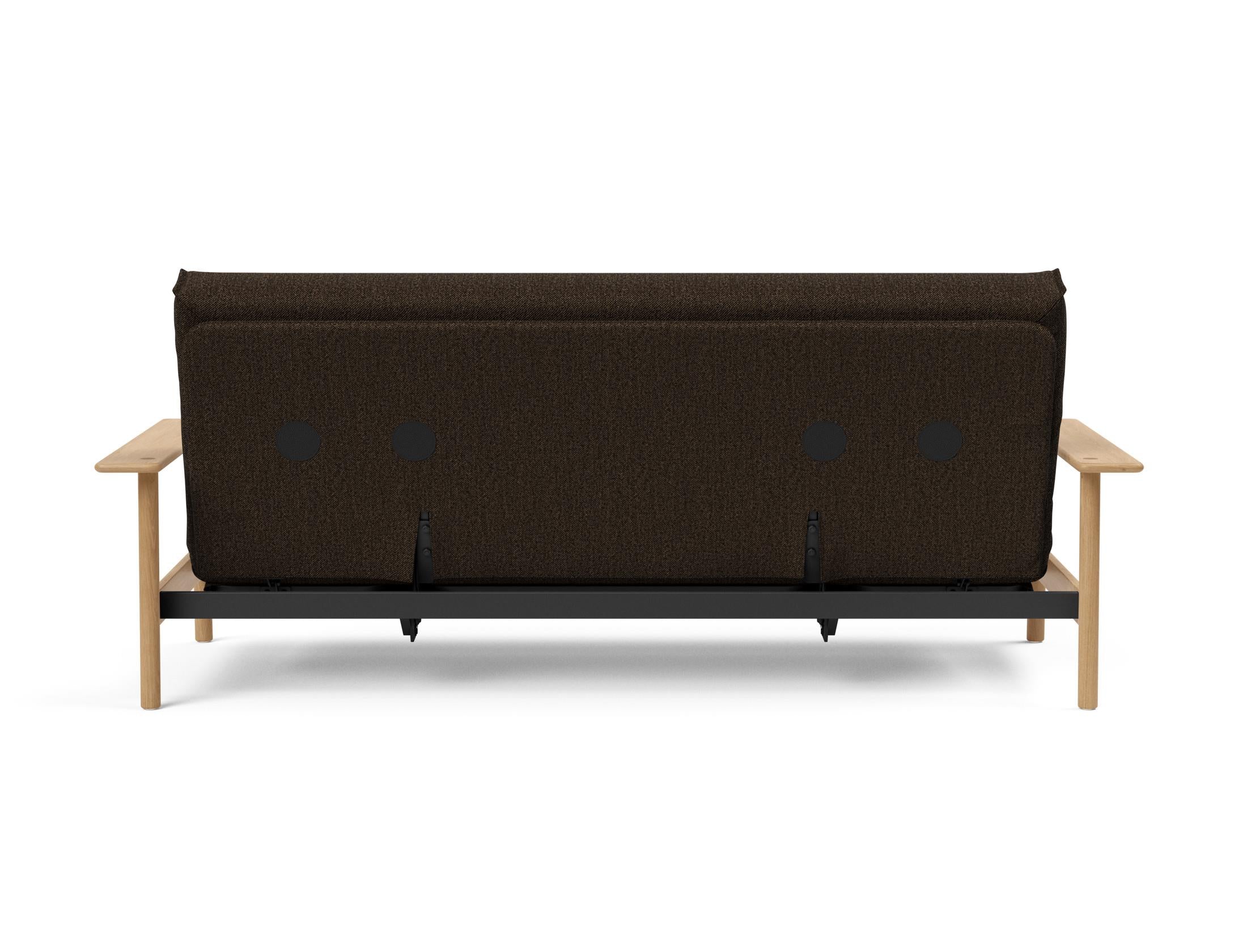Erleben Sie das Balder Bettsofa 140 Nordic Cover: modernes Design, bequeme Soft Spring Matratze, perfekt für flexible Wohnlösungen.