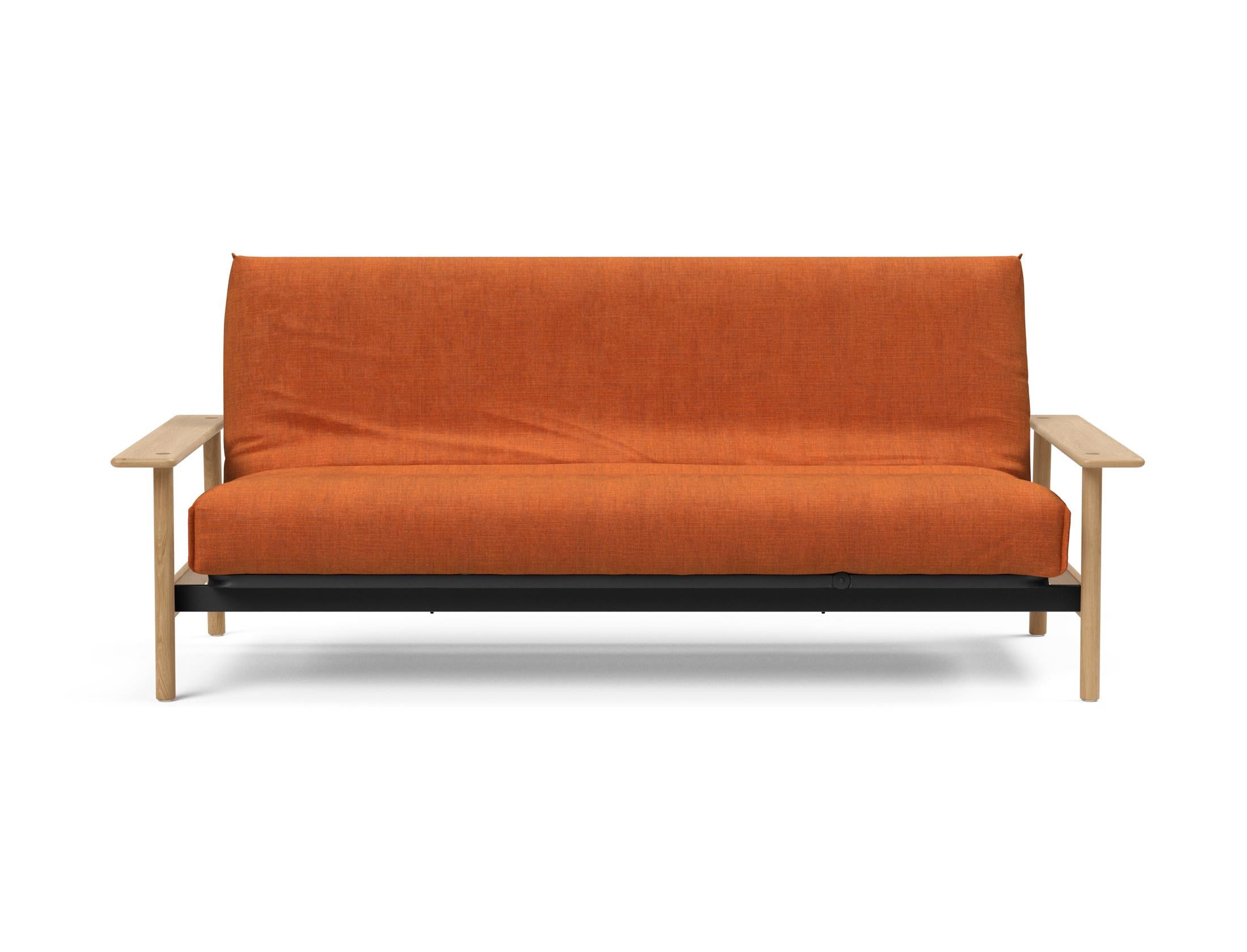 Erleben Sie das Balder Bettsofa 140 Nordic Cover Soft Spring von Innovation Living – eine perfekte Kombination aus modernem Stil und optimalem Schlafkomfort.