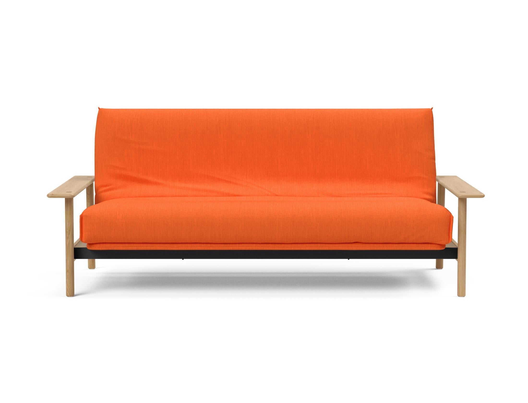 Erleben Sie das Balder Bettsofa 140 Nordic Cover: modernes Design, bequeme Soft Spring Matratze, perfekt für flexible Wohnlösungen.