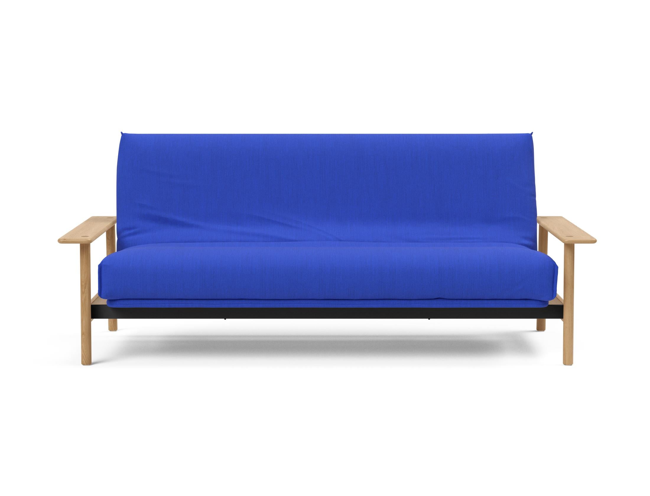 Erleben Sie das Balder Bettsofa 140 Nordic Cover: modernes Design, bequeme Soft Spring Matratze, perfekt für flexible Wohnlösungen.