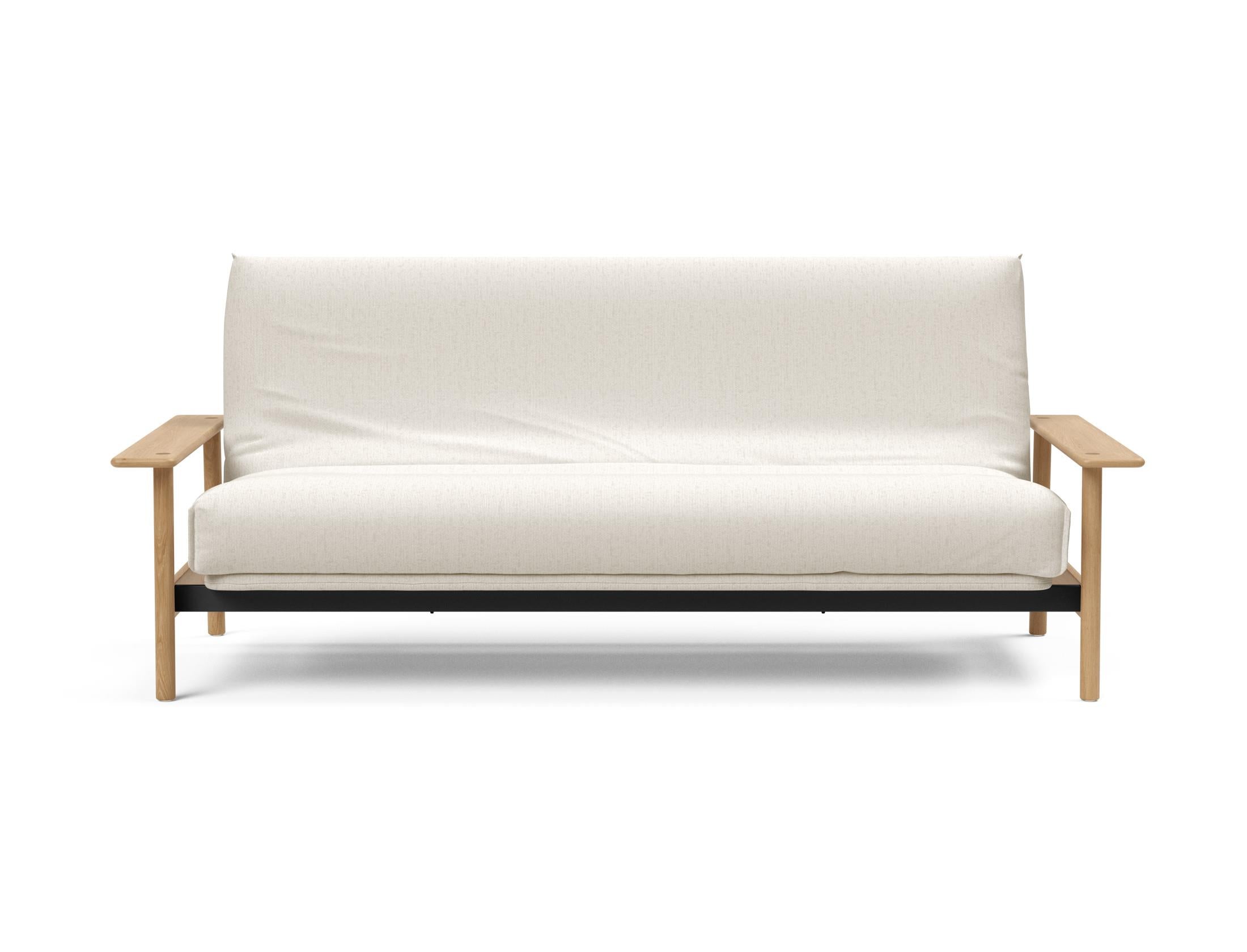 Entdecken Sie das Balder Bettsofa 140 Nordic Cover: stilvolles Design, hochwertige Soft Spring Matratze, ideal für vielseitige Wohnräume.