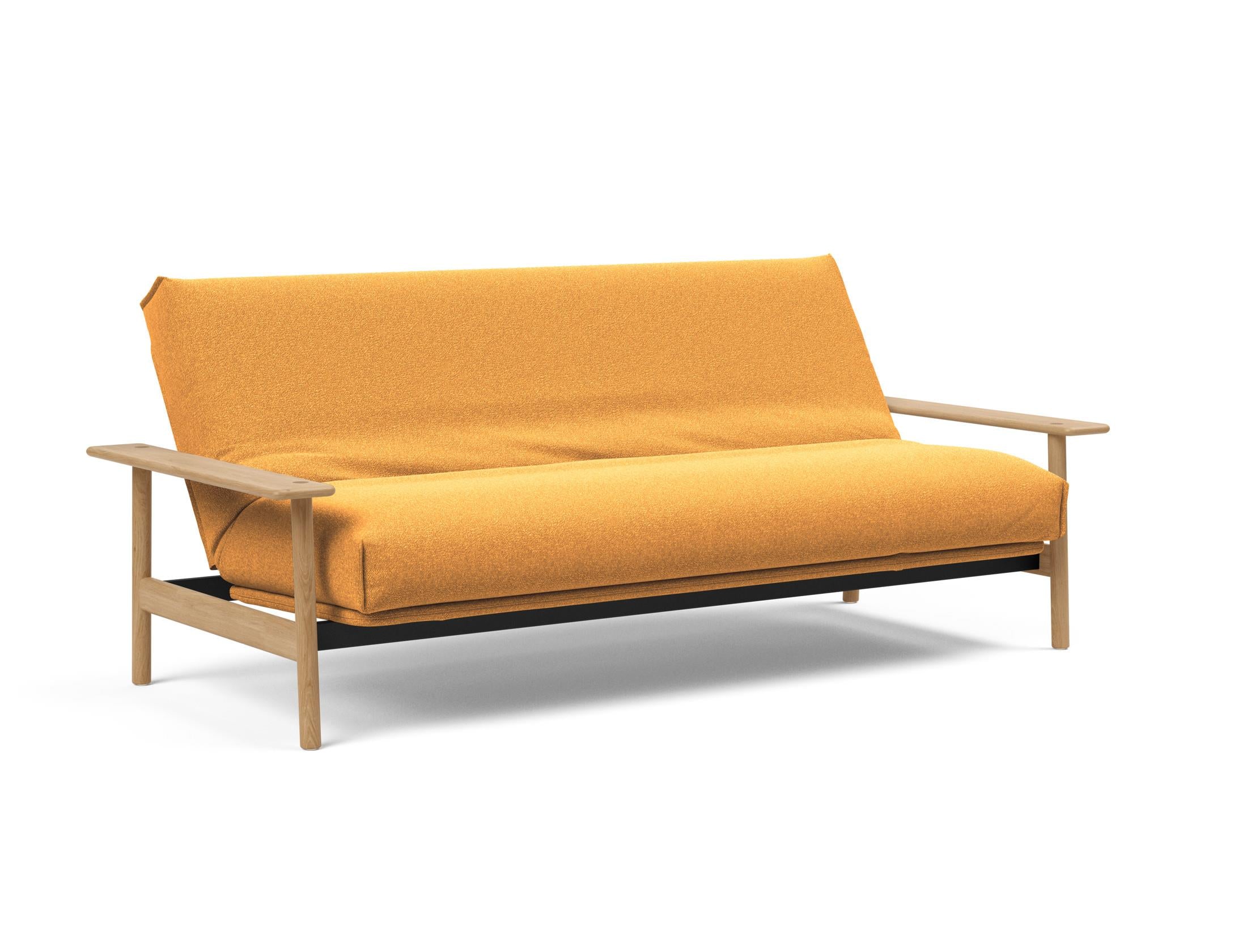 Erleben Sie das Balder Bettsofa 140 Nordic Cover Soft Spring von Innovation Living – eine perfekte Kombination aus modernem Stil und optimalem Schlafkomfort.