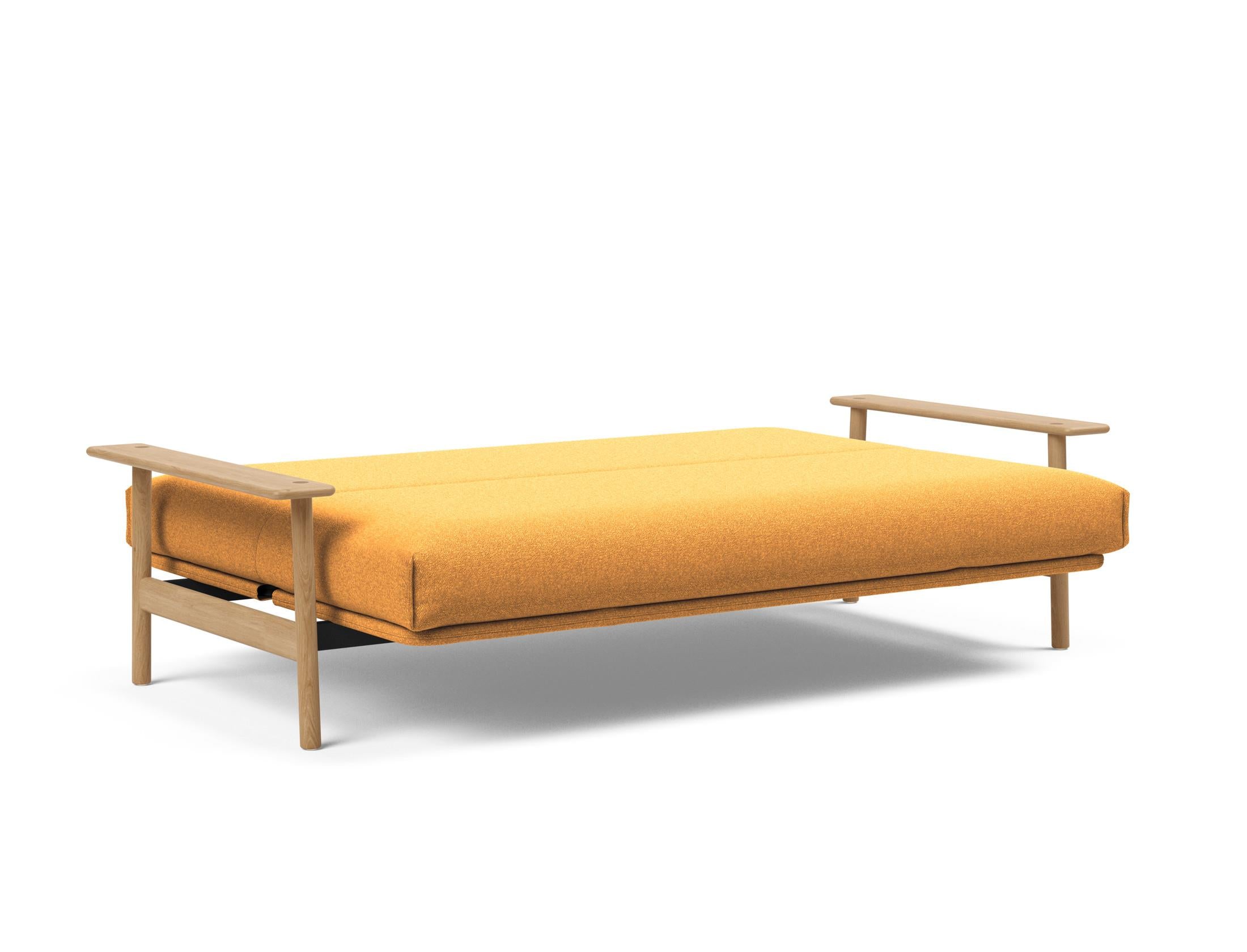 Erleben Sie das Balder Bettsofa 140 Nordic Cover Soft Spring von Innovation Living – eine perfekte Kombination aus modernem Stil und optimalem Schlafkomfort.