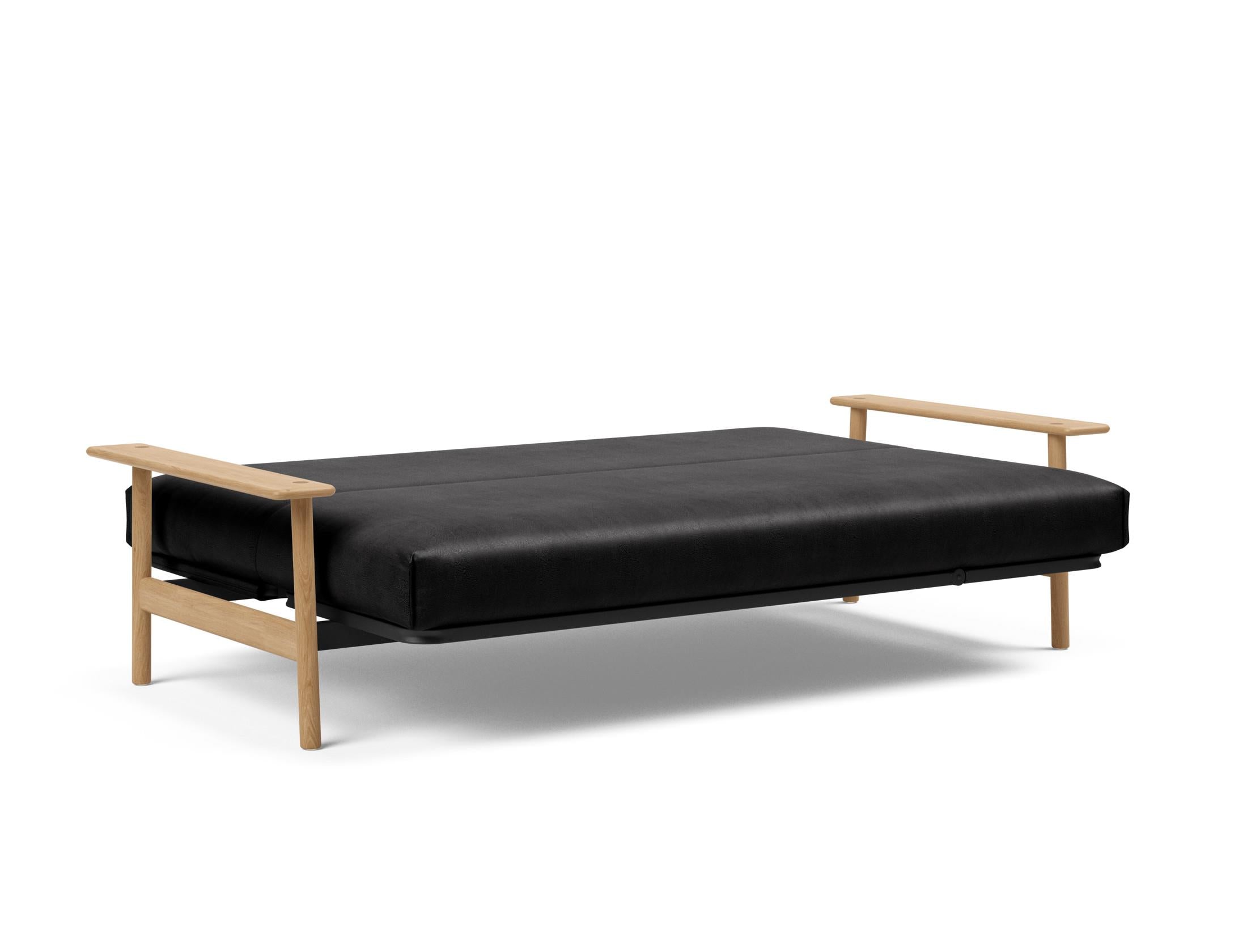Erleben Sie das Balder Bettsofa 140 Nordic Cover Soft Spring von Innovation Living – eine perfekte Kombination aus modernem Stil und optimalem Schlafkomfort.