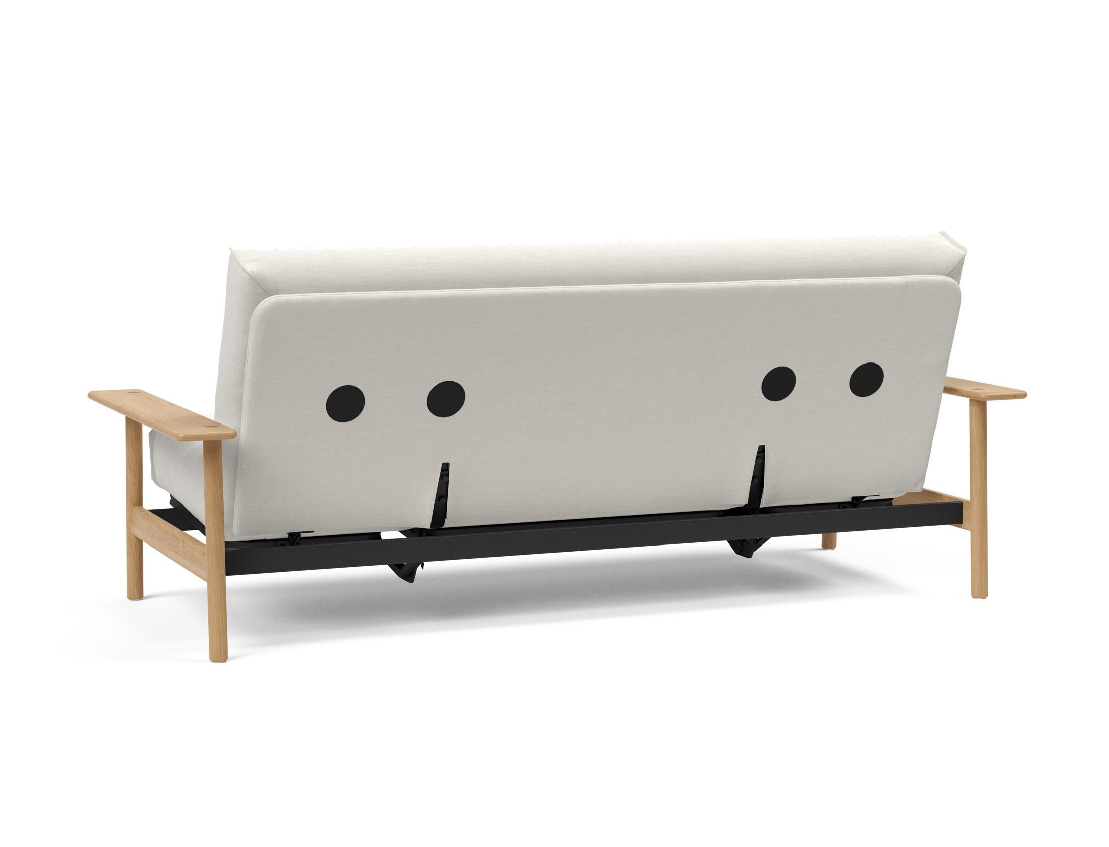 Erleben Sie das Balder Bettsofa 140 Nordic Cover Soft Spring – eine perfekte Kombination aus skandinavischem Stil, Komfort und praktischer Vielseitigkeit.