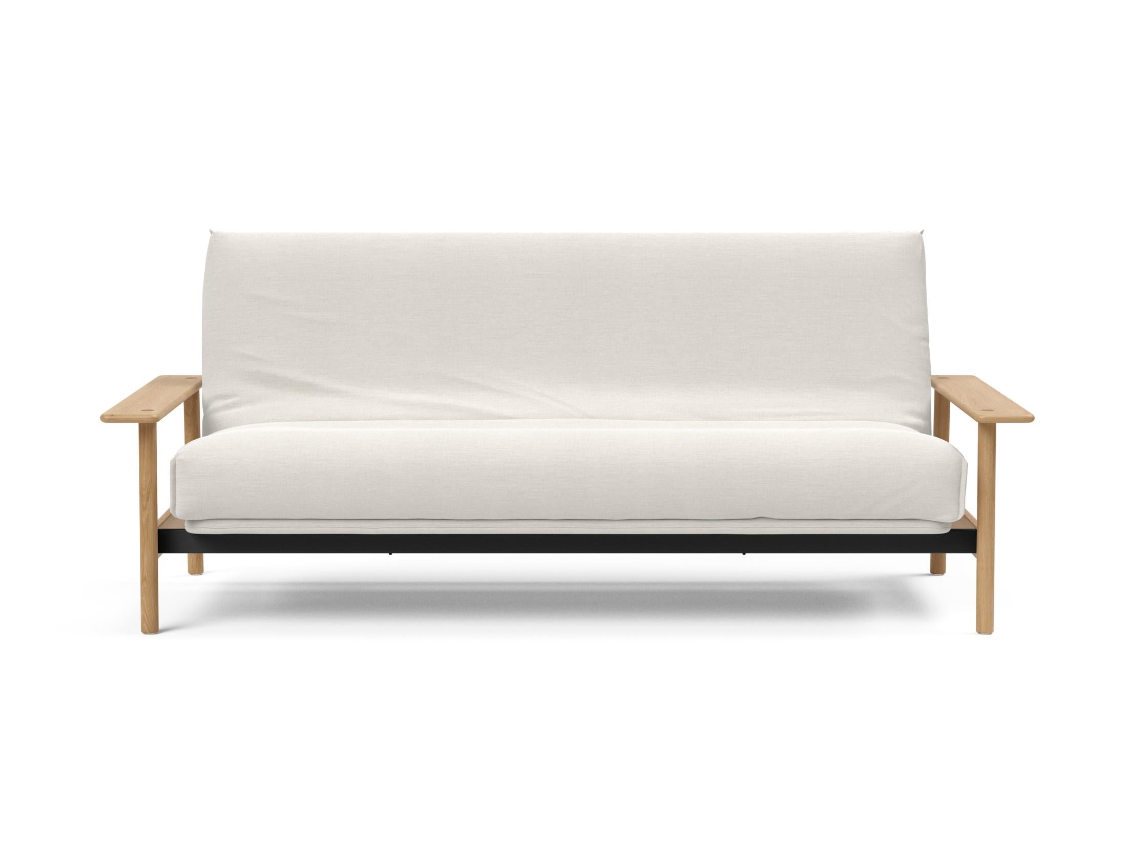 Entdecken Sie das Balder Bettsofa 140 Nordic Cover: stilvolles Design, hochwertige Soft Spring Matratze, ideal für vielseitige Wohnräume.