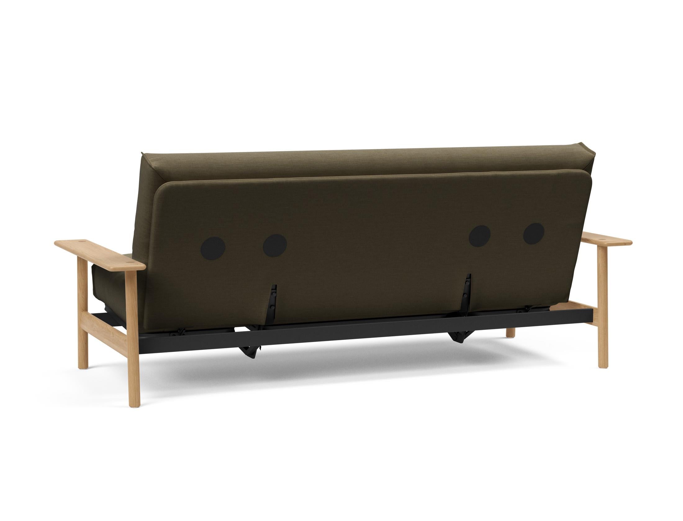 Entdecken Sie das Balder Bettsofa 140 Nordic Cover Soft Spring von Innovation Living – stilvolles Design trifft auf höchsten Schlafkomfort für Ihr Zuhause.