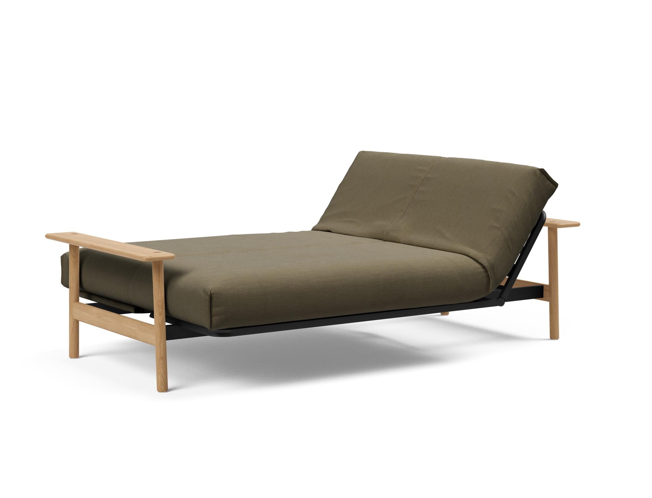 Entdecken Sie das Balder Bettsofa 140 Nordic Cover Soft Spring von Innovation Living – stilvolles Design trifft auf höchsten Schlafkomfort für Ihr Zuhause.