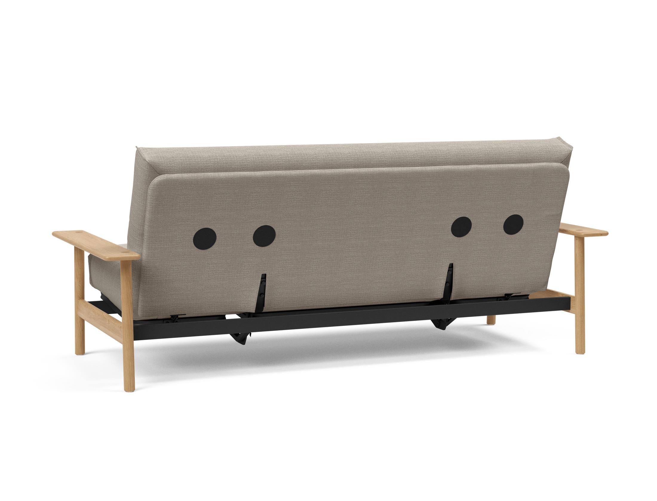Entdecken Sie das Balder Bettsofa 140 Nordic Cover Soft Spring von Innovation Living – stilvolles Design trifft auf höchsten Schlafkomfort für Ihr Zuhause.